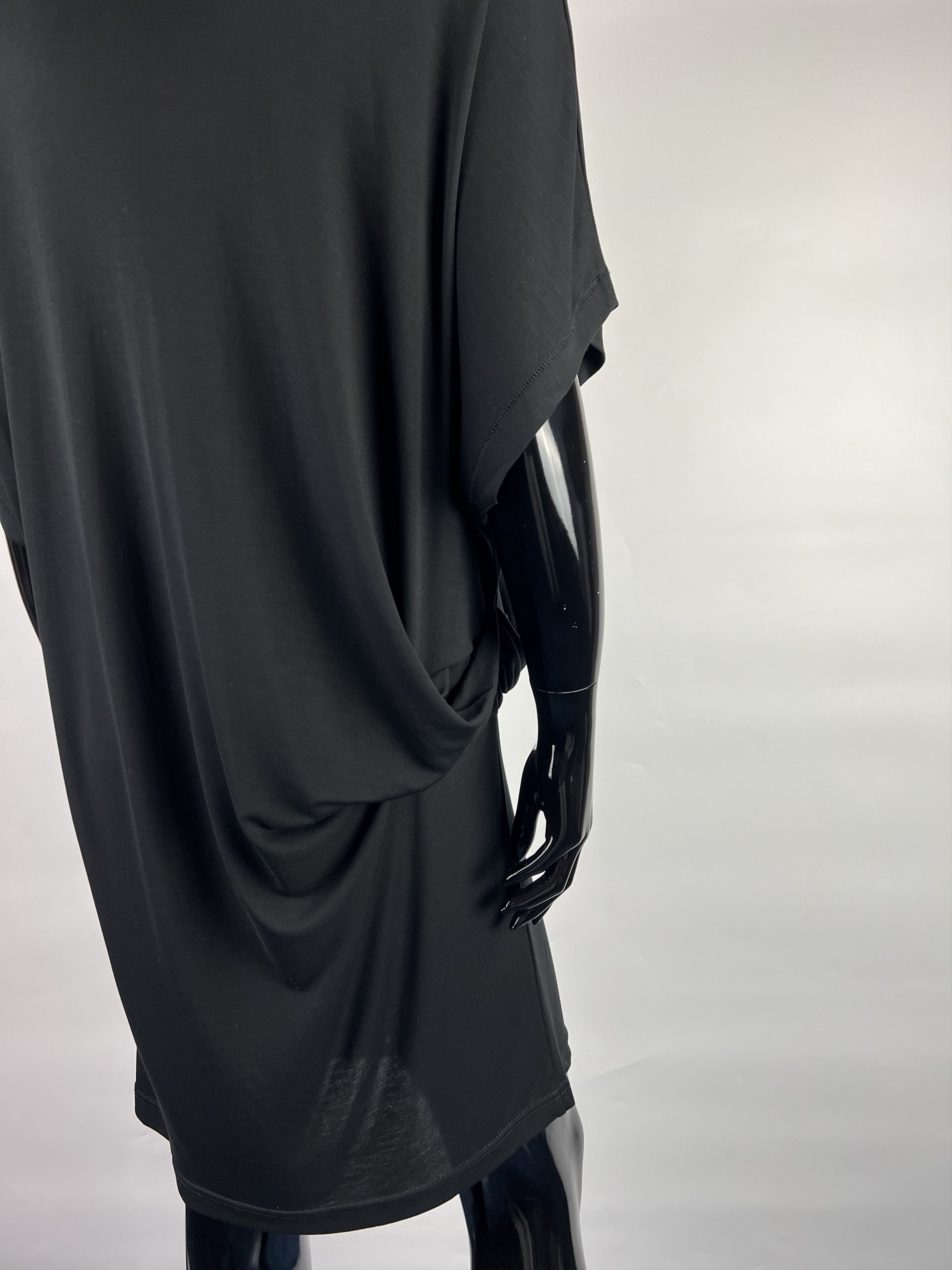 By Malene Birger By Malene Birger Black Draped Dress Size M/L Size M / US 6-8 / IT 42-44 - 5 Thumbnail