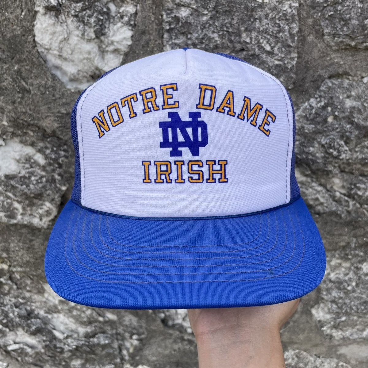Champion Vintage Notre Dame Irish Champion Youngan Trucker Hat Size ONE SIZE - 1 Thumbnail
