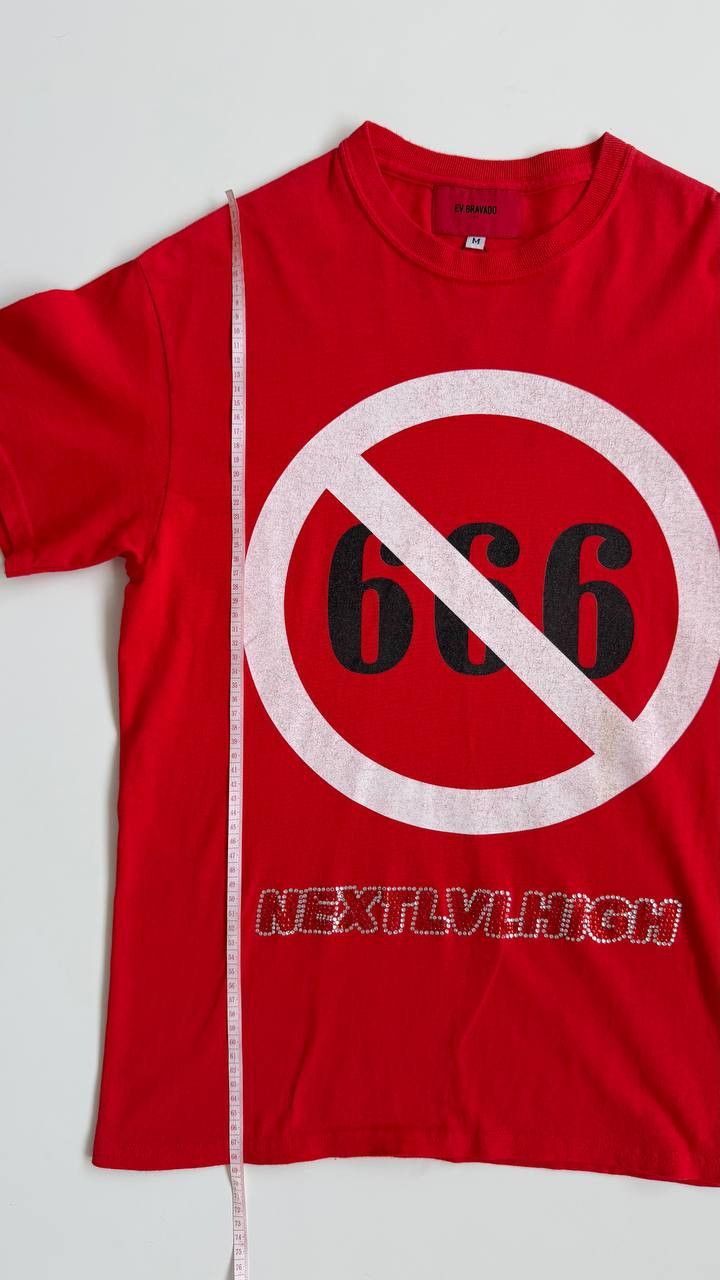 Ev Bravado EV Bravado 666 “Nextvlhigh” Tee – Red / Size M Size US M / EU 48-50 / 2 - 2 Thumbnail