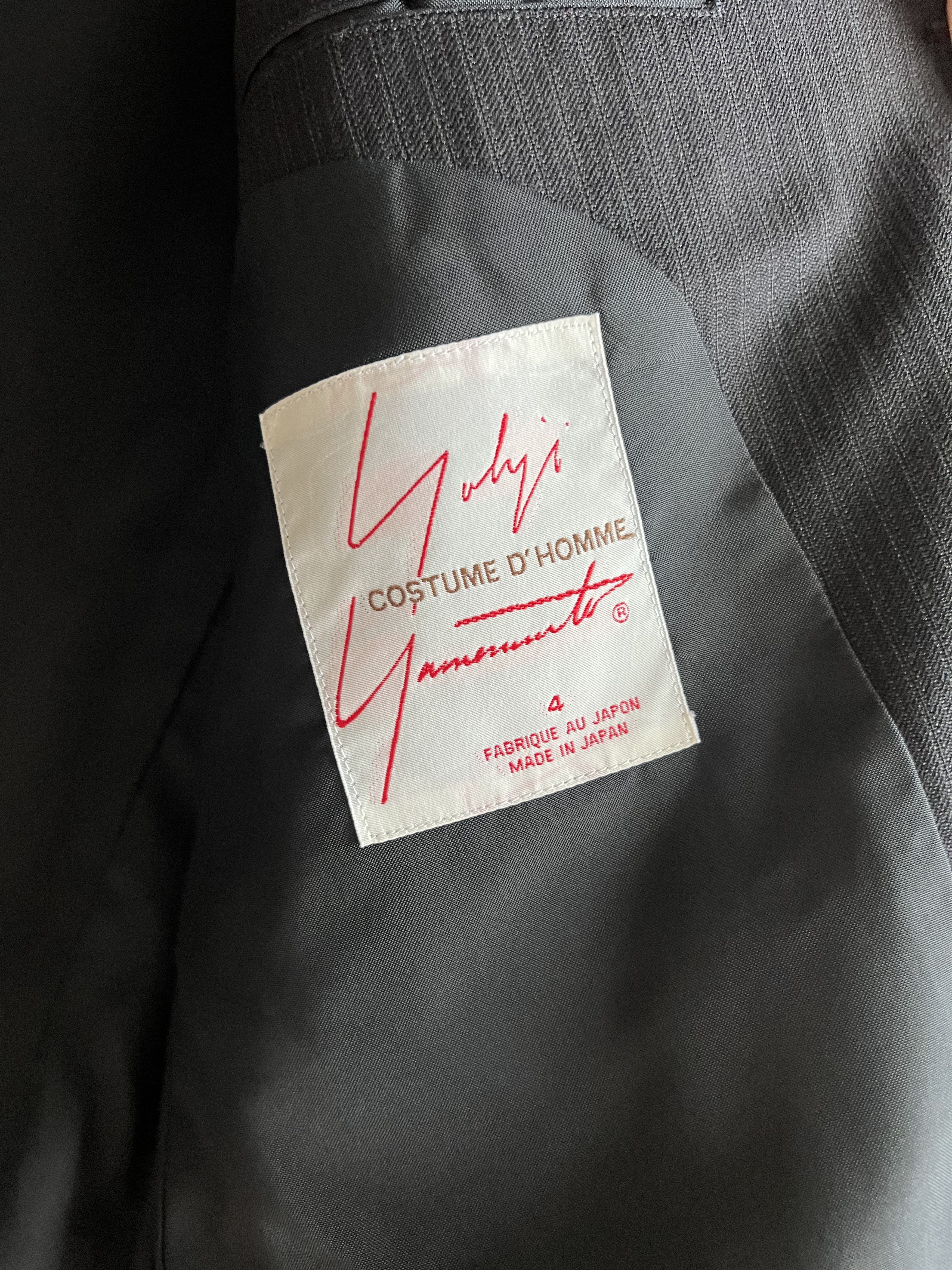 Yohji Yamamoto Yohji Yamamoto Pour Homme Costume D'Homme 3BS Jacket Blazer Size US XL / EU 56 / 4 - 8 Thumbnail