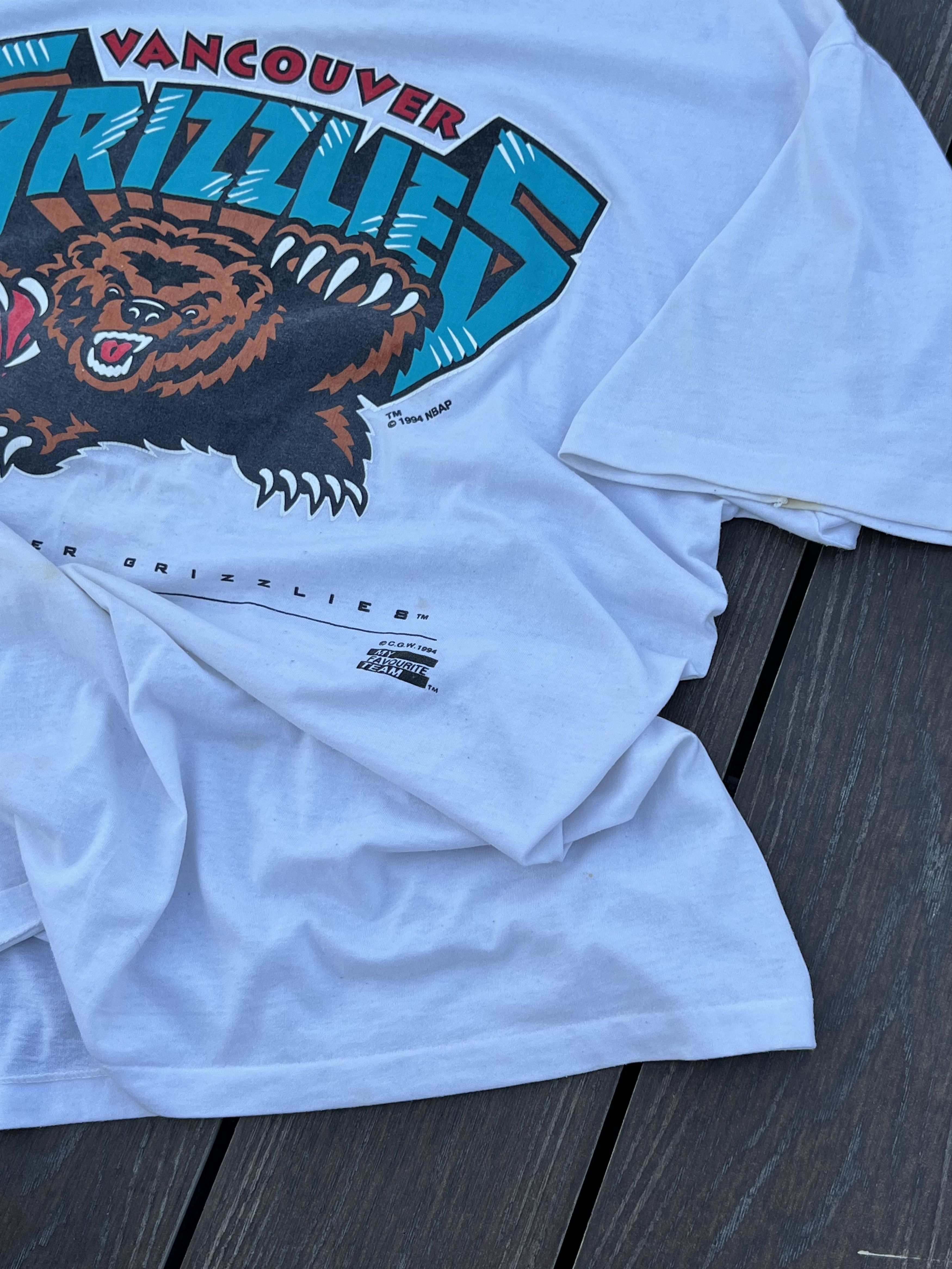 NBA Vintage 1994 Vancouver Grizzlies Size US XL / EU 56 / 4 - 5 Thumbnail