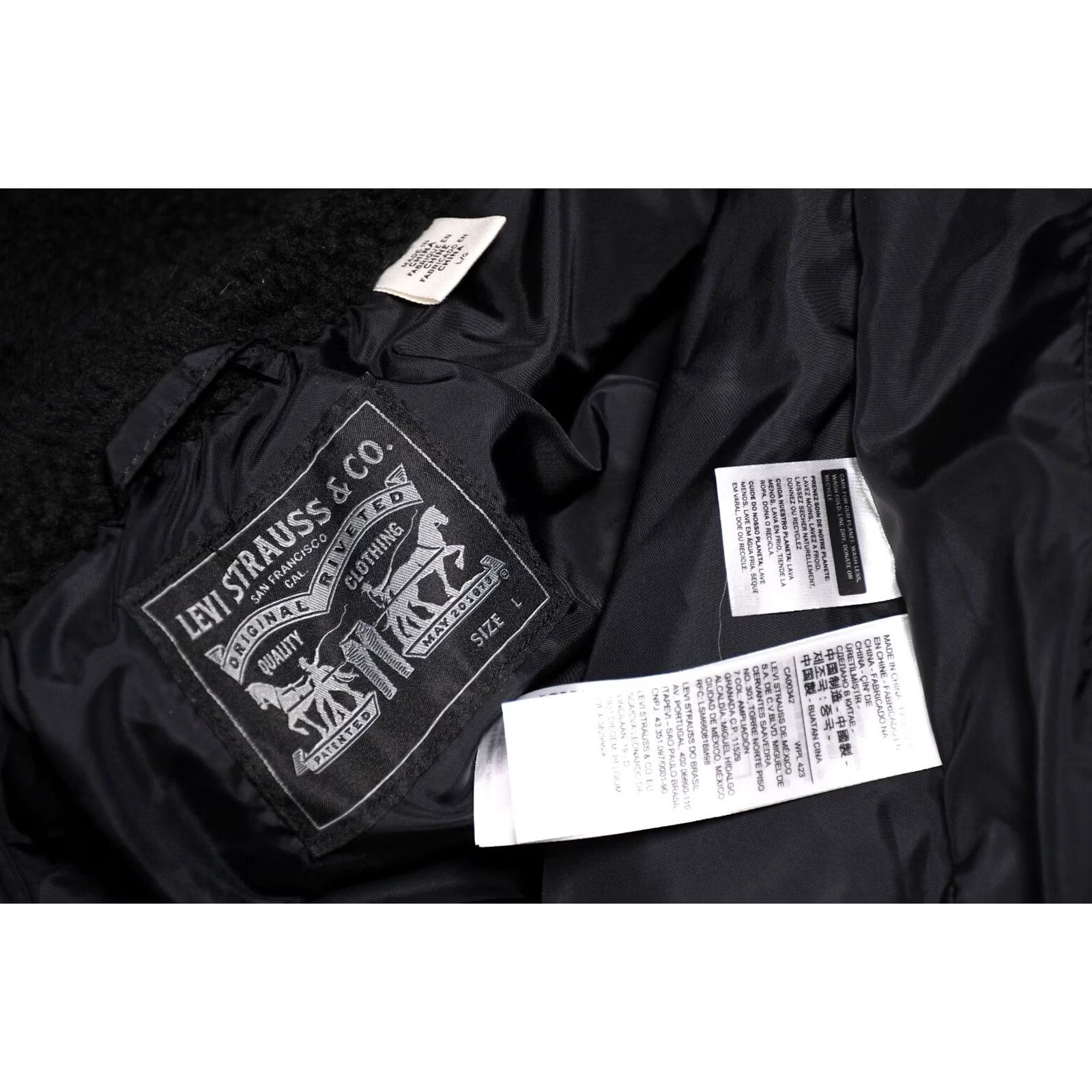 Levi's Levi's Mason Minimalist Jacket Black L Mens Regular Size Leather? polyester? Size US L / EU 52-54 / 3 - 7 Thumbnail