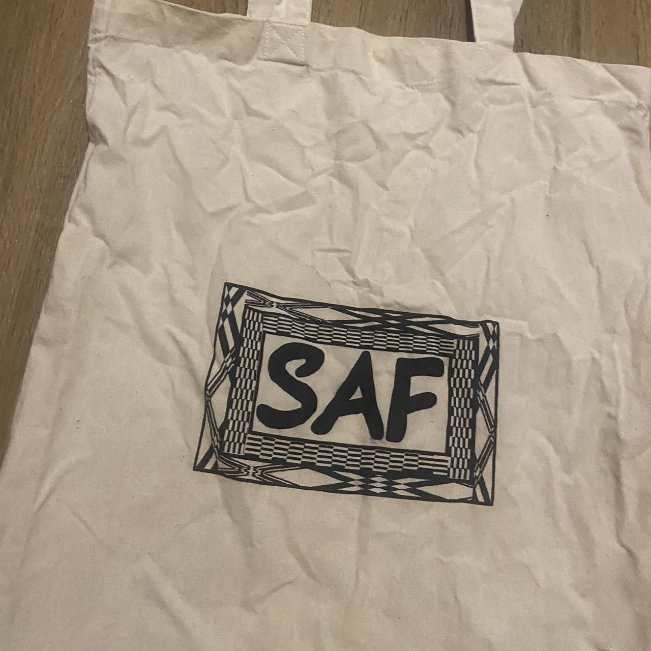 Other Saf Cream and white cotton tote bag #totebag Size US S / EU 44-46 / 1 - 2 Thumbnail