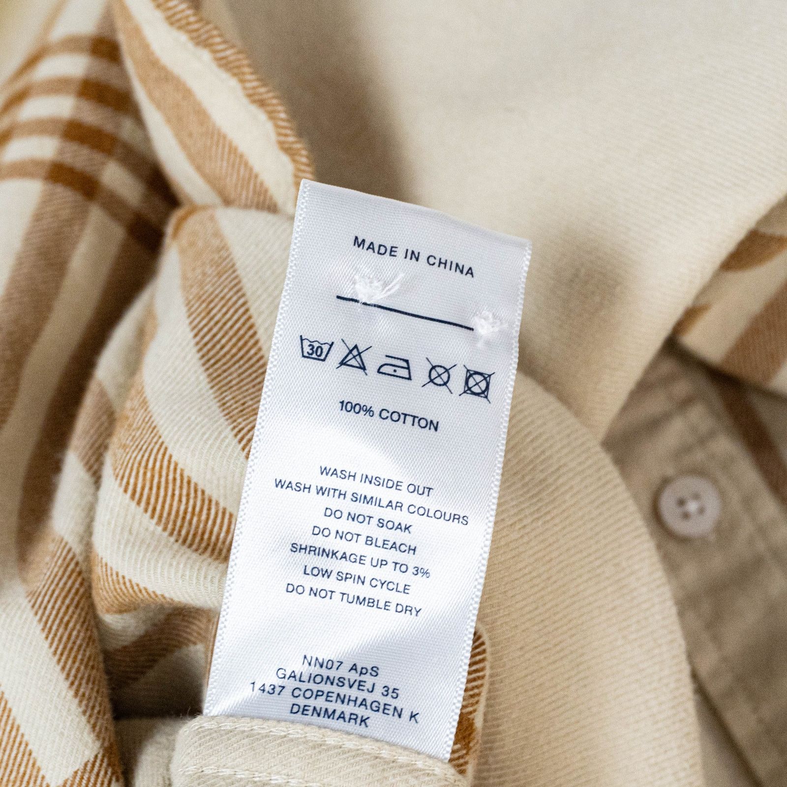 NN07 NN07 No Nationality Flannel Shirt Chemise Sixten Check S Size US S / EU 44-46 / 1 - 6 Thumbnail