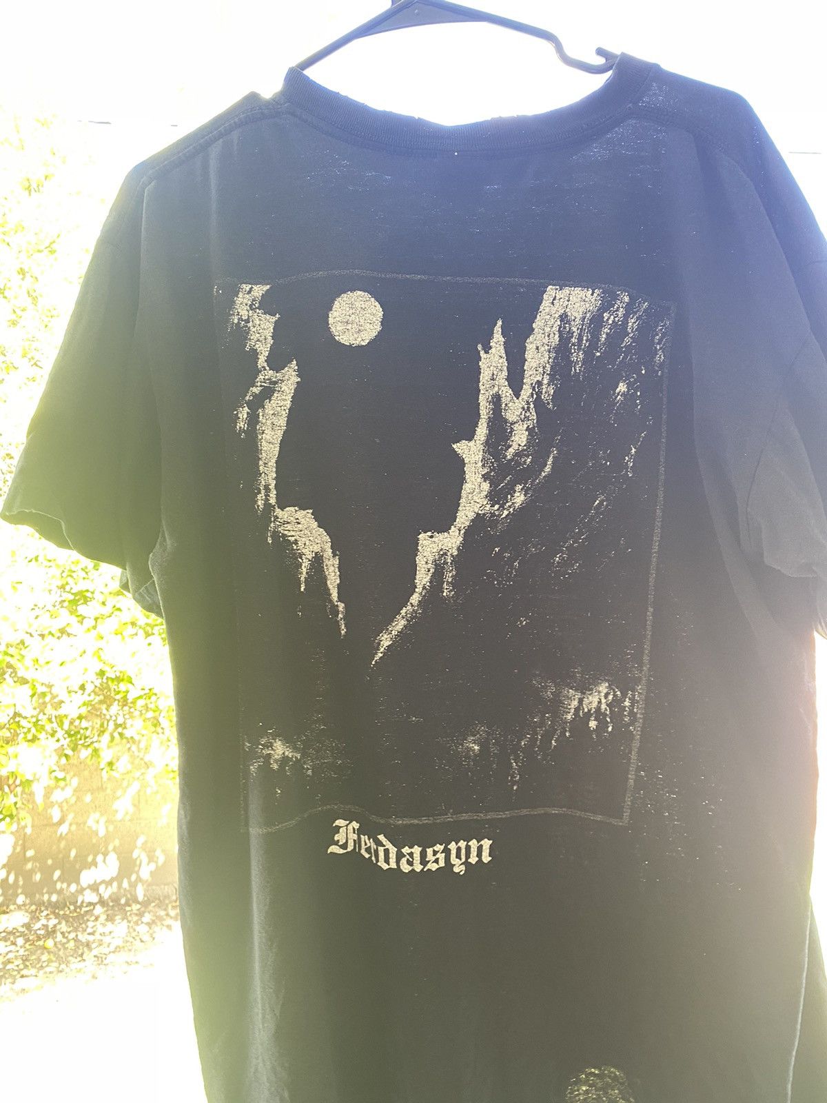Band Tees Dark Throne Vintage Thrashed Band Metal Dark Death Rock Size US L / EU 52-54 / 3 - 5 Thumbnail