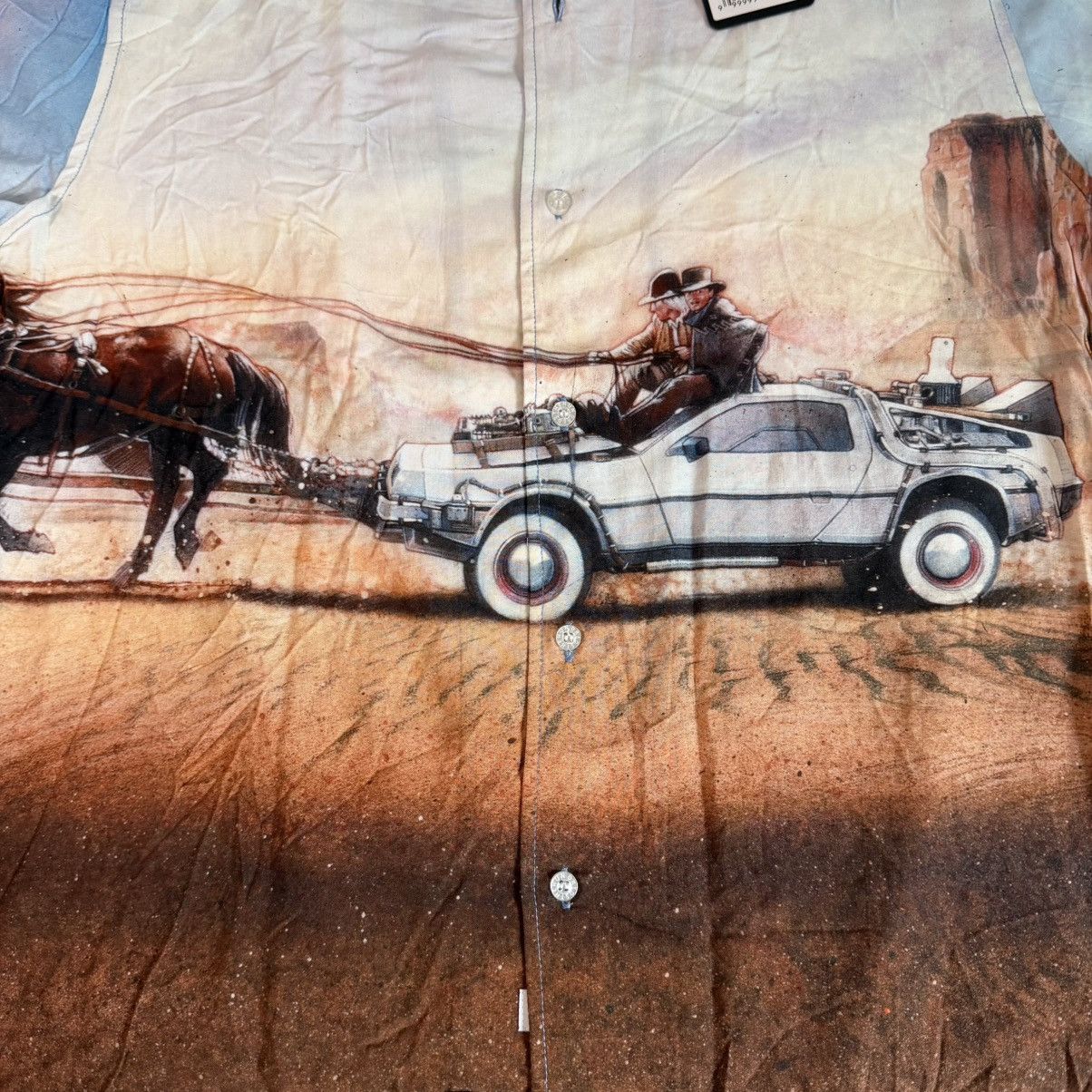 The Hundreds The Hundreds x Back To The Future Short Sleeve Button-Up Size US L / EU 52-54 / 3 - 3 Thumbnail