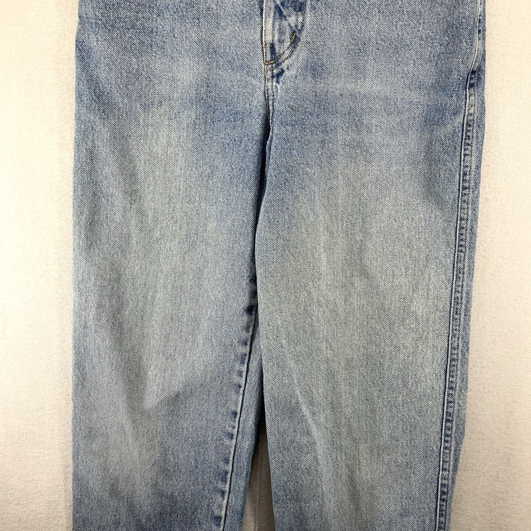 Vintage VINTAGE SCHAEFER Jeans Ranch Hand Dungaree WOMEN’s 6 28x28 Denim Blue 90s Grunge USA Straight Jeans Womens Size 28" / US 6 / IT 42 - 7 Thumbnail