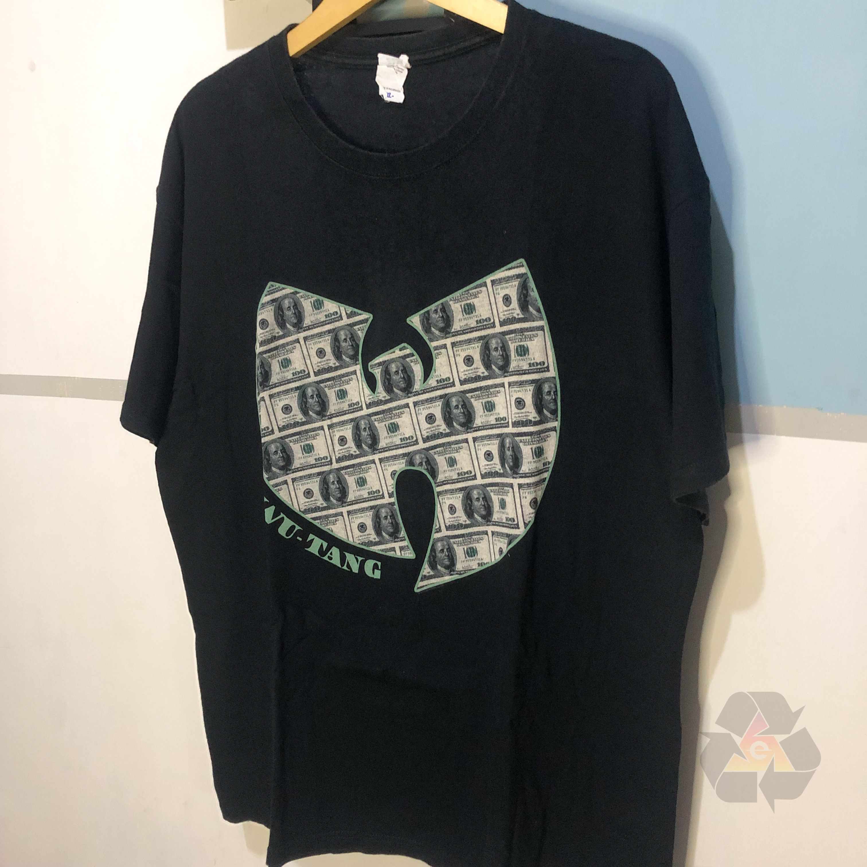 Band Tees Vintage Wu Tang Clan Dollar Big Logo T-Shirt Size US XL / EU 56 / 4 - 3 Thumbnail