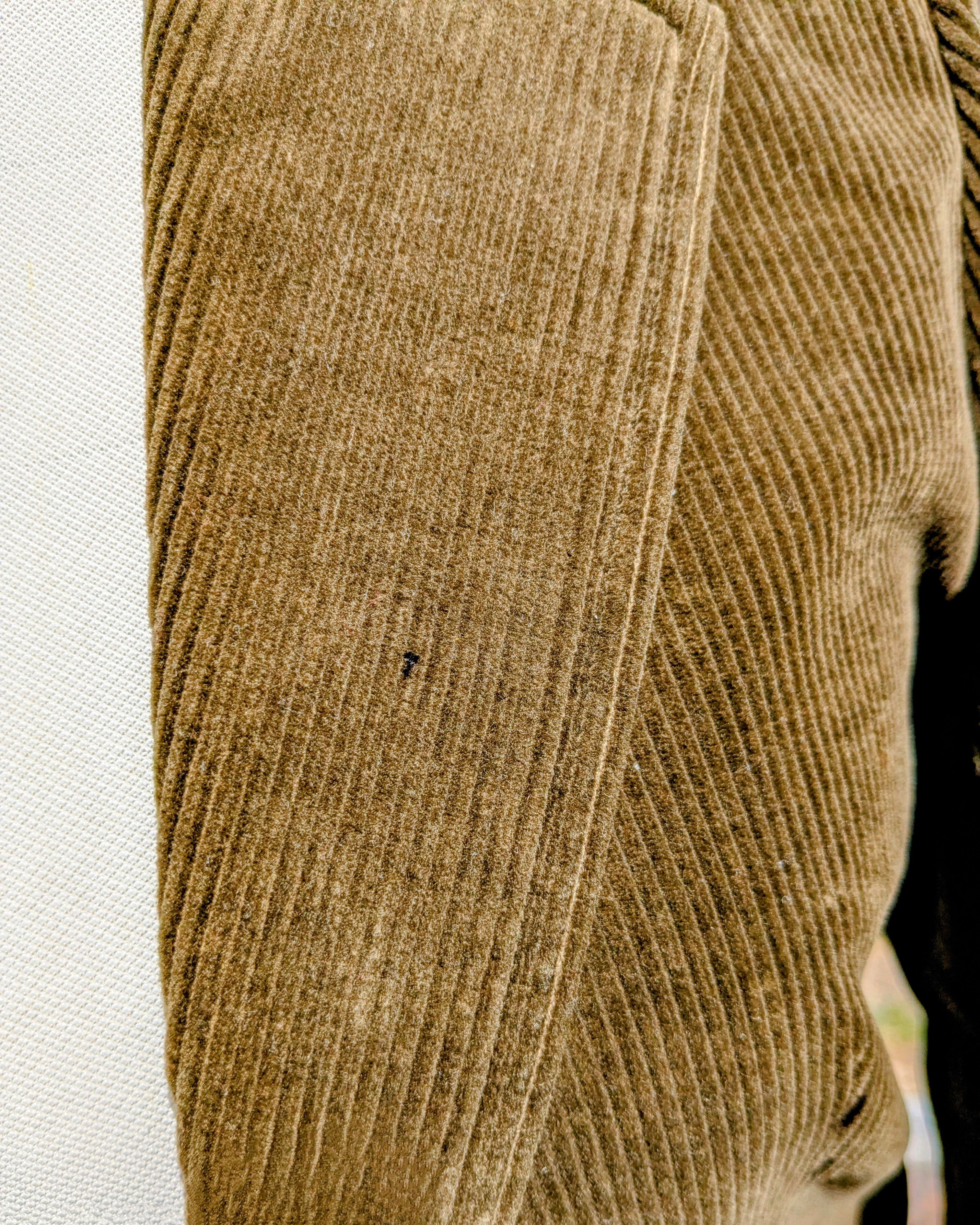 Vintage VTG Ladies New Yorker Corduroy Damaged Blazer w/Pin Coat Size M / US 6-8 / IT 42-44 - 8 Thumbnail