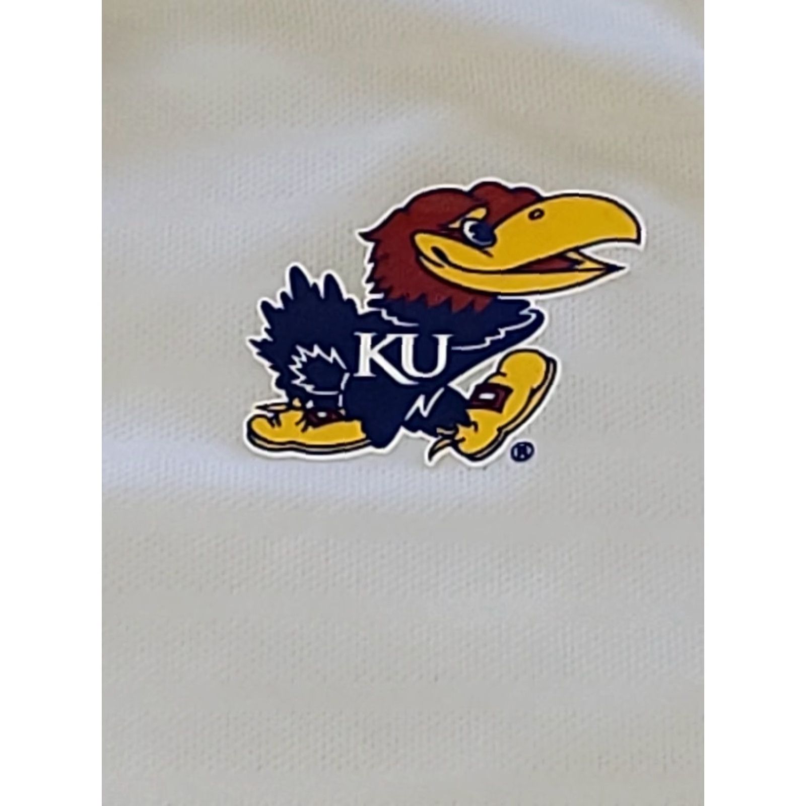 Adidas Adidas Climalite KU Kansas Jayhawks Polo 2XL SS Shirt Blue White Mens Size US XXL / EU 58 / 5 - 5 Thumbnail