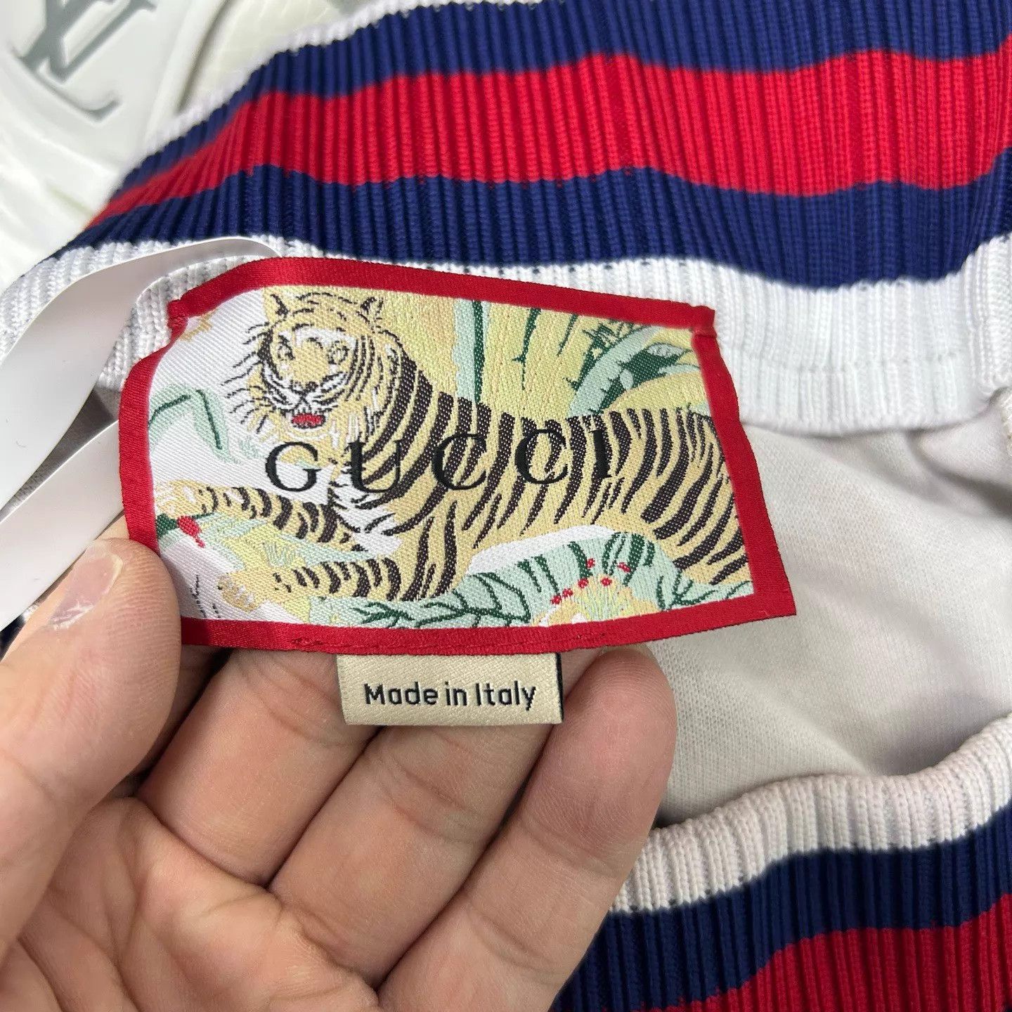 Gucci Gucci 99 New Tiger Yr GG Monogram Striped Webbing XS Pants Size 25" / US 0 / IT 36 - 3 Thumbnail