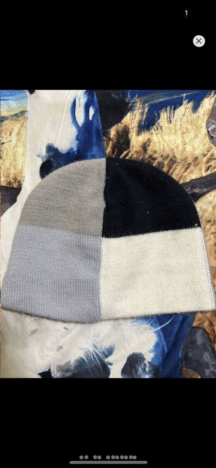 Nike × Vintage ***FINAL DROP***RARE 00s NIKE PATCHWORK TOQUE O/S Size ONE SIZE - 2 Thumbnail