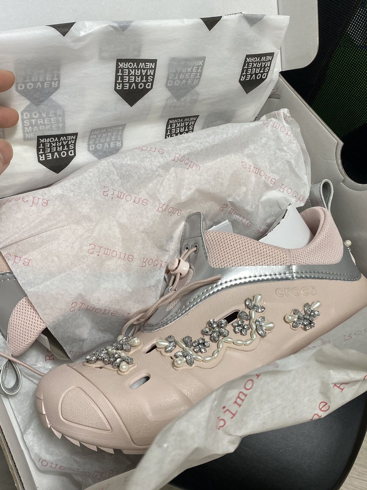 Crocs × Simone Rocha simone rocha crocs quick trail low Size US 12 / EU 45 - 1 Thumbnail