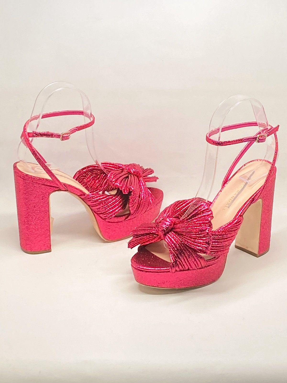 Loeffler Randall Loeffler Randall Natalia Pleated Bow Platform Sandals size 6 Size US 6 / IT 36 - 12 Thumbnail