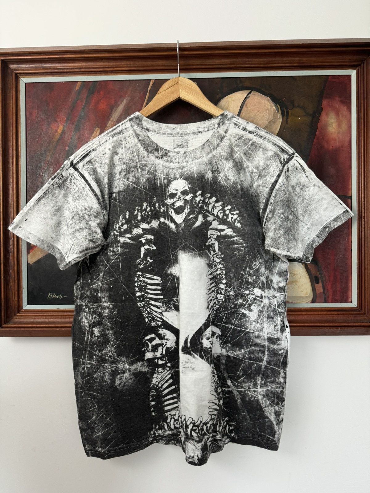 Band Tees Vintage Y2k 00s Avenged Sevenfold Fullprint Band Tee Rare Size US M / EU 48-50 / 2 - 2 Thumbnail