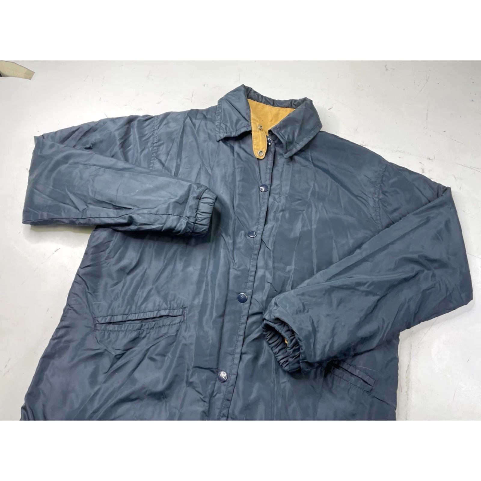 Vintage VINTAGE LL Bean Coaches Jacket Windbreaker Lined USA Womens M 80s 70s Outdoor Americana Blue Size M / US 6-8 / IT 42-44 - 2 Thumbnail