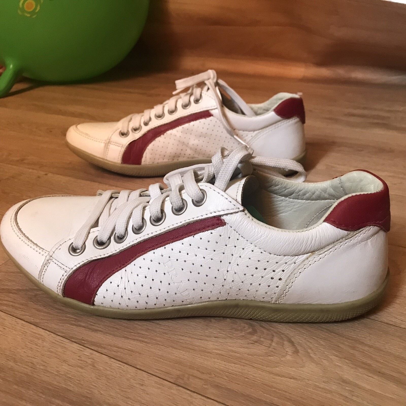 Prada PRADA Shoes Genuine Leather Sneakers LOW TOP Men's WHITE Size US 8.5 / EU 41-42 - 1 Thumbnail