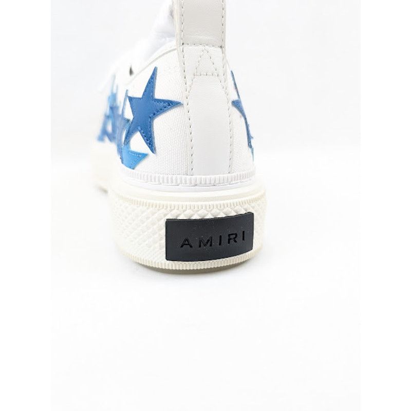 Amiri o1rshd1 Stars Court Low-Top Sneakers in Blue Size US 10 / EU 43 - 11 Thumbnail