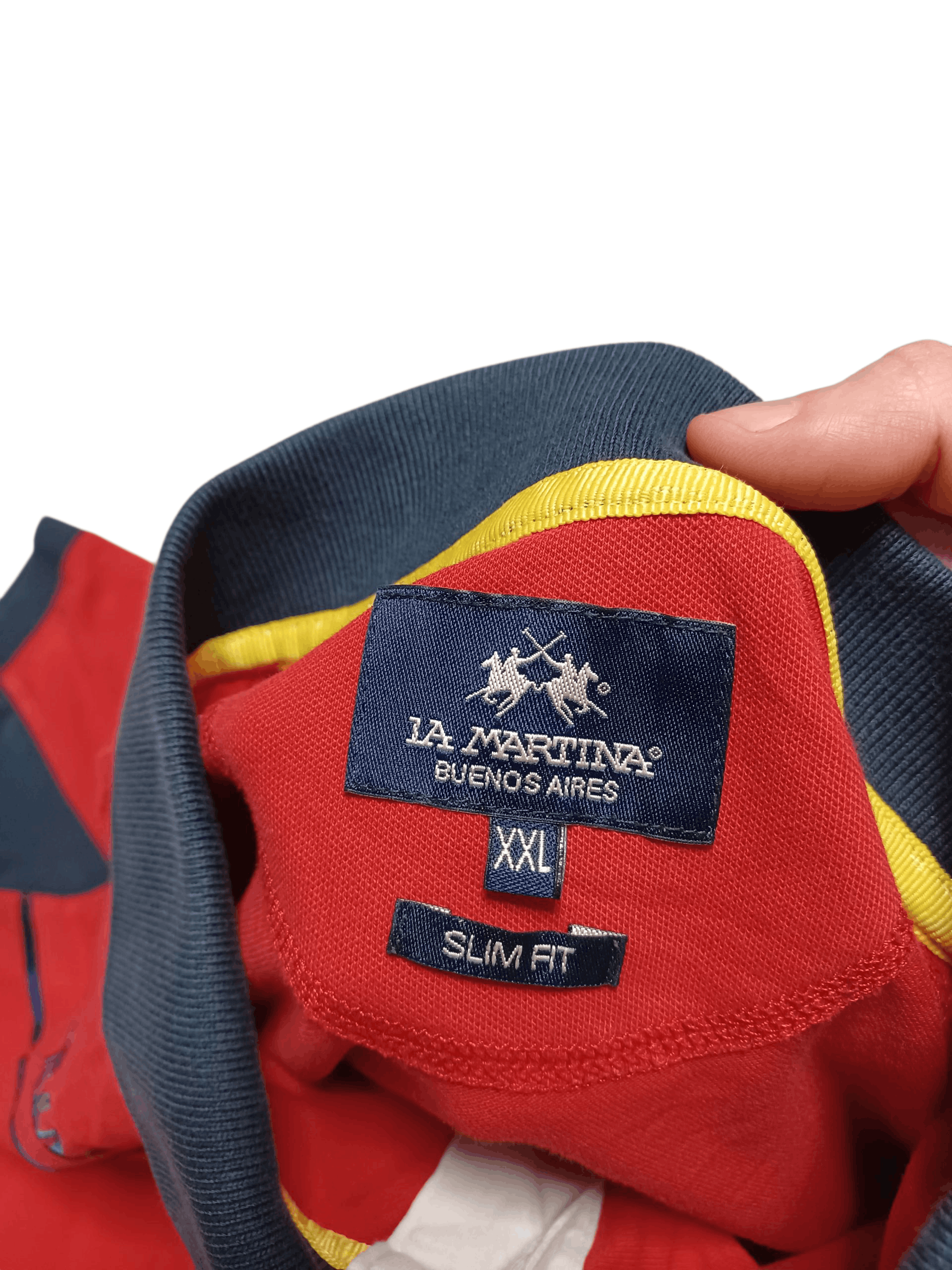 La Martina LA MARTINA X MASERATI RACING VINTAGE LUXURY POLO SHIRT Size US XXL / EU 58 / 5 - 4 Thumbnail