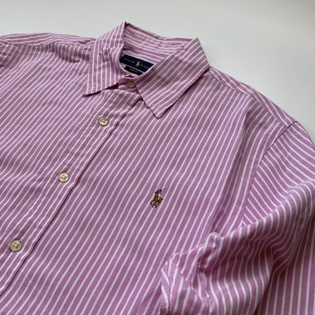 Ralph Lauren Polo Ralph Lauren Pink Striped Shirt Button Ups Size US M / EU 48-50 / 2 - 6 Thumbnail