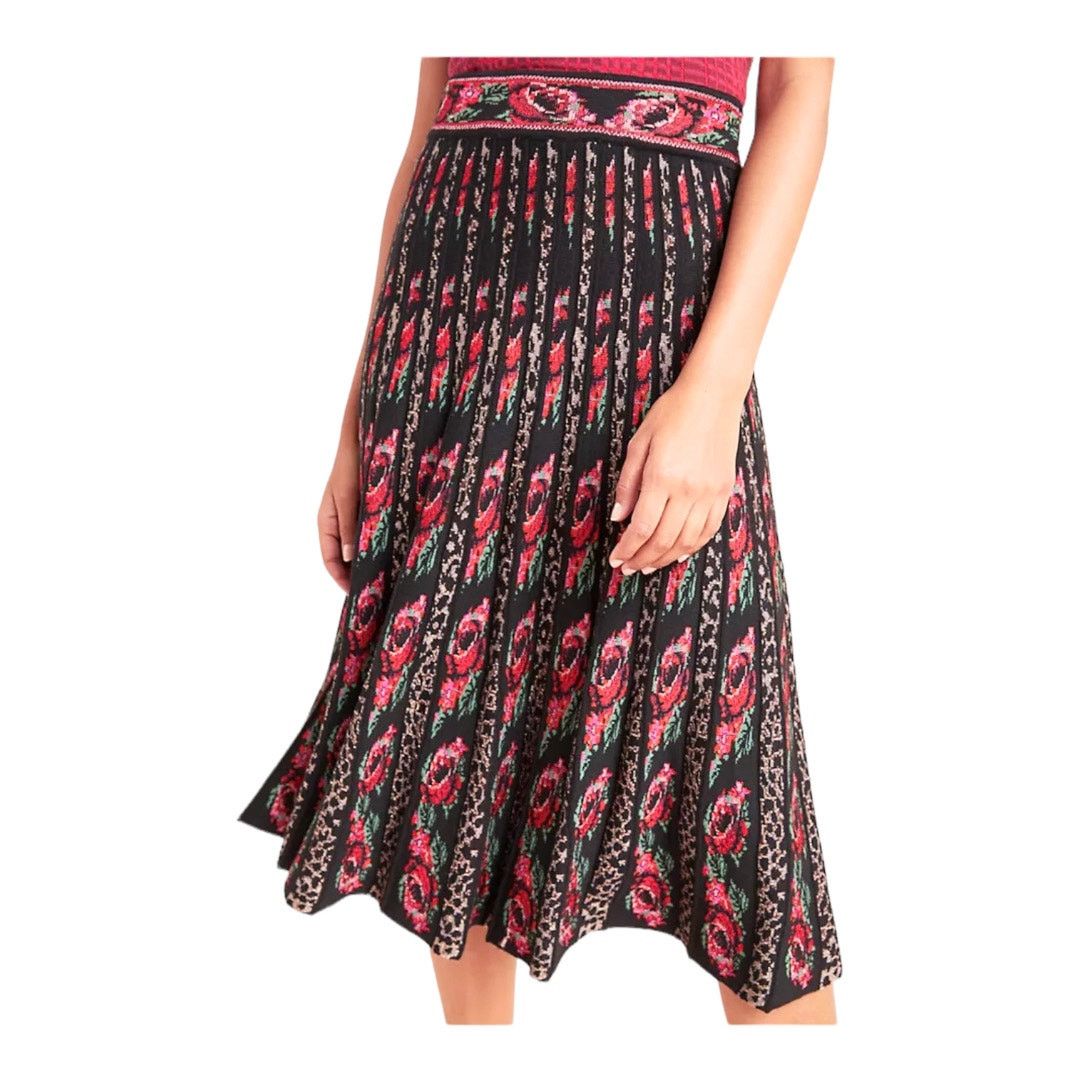 Anthropologie Anthropologie Cecilia Prado Emi Midi Floral Sweater Dress XS Size XS / US 0-2 / IT 36-38 - 4 Thumbnail