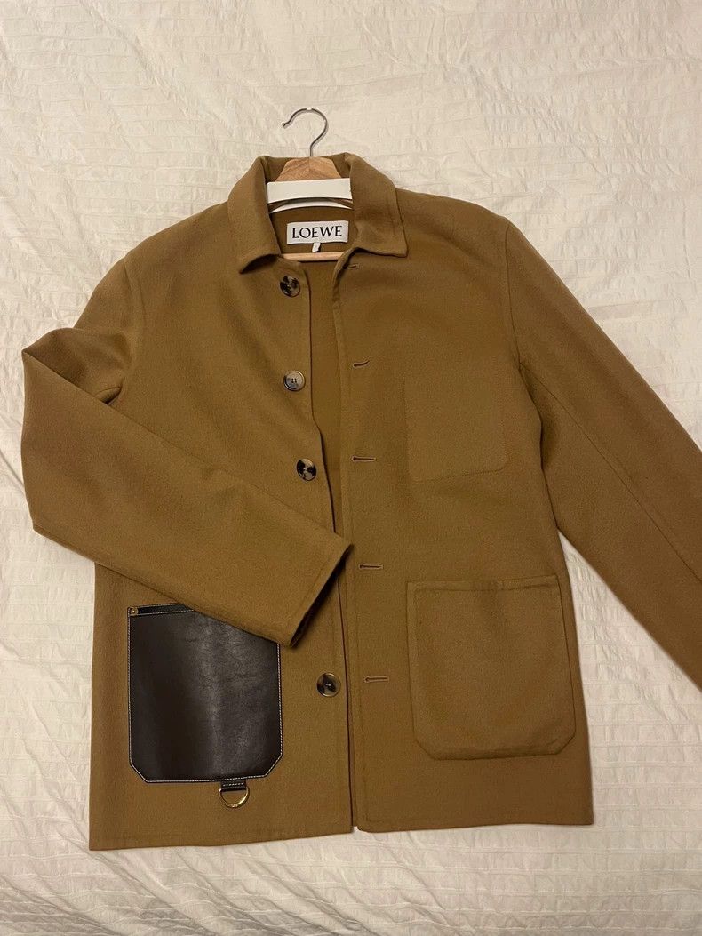 Loewe LOEWE size 46 Men's wool coat Size US S / EU 44-46 / 1 - 1 Thumbnail