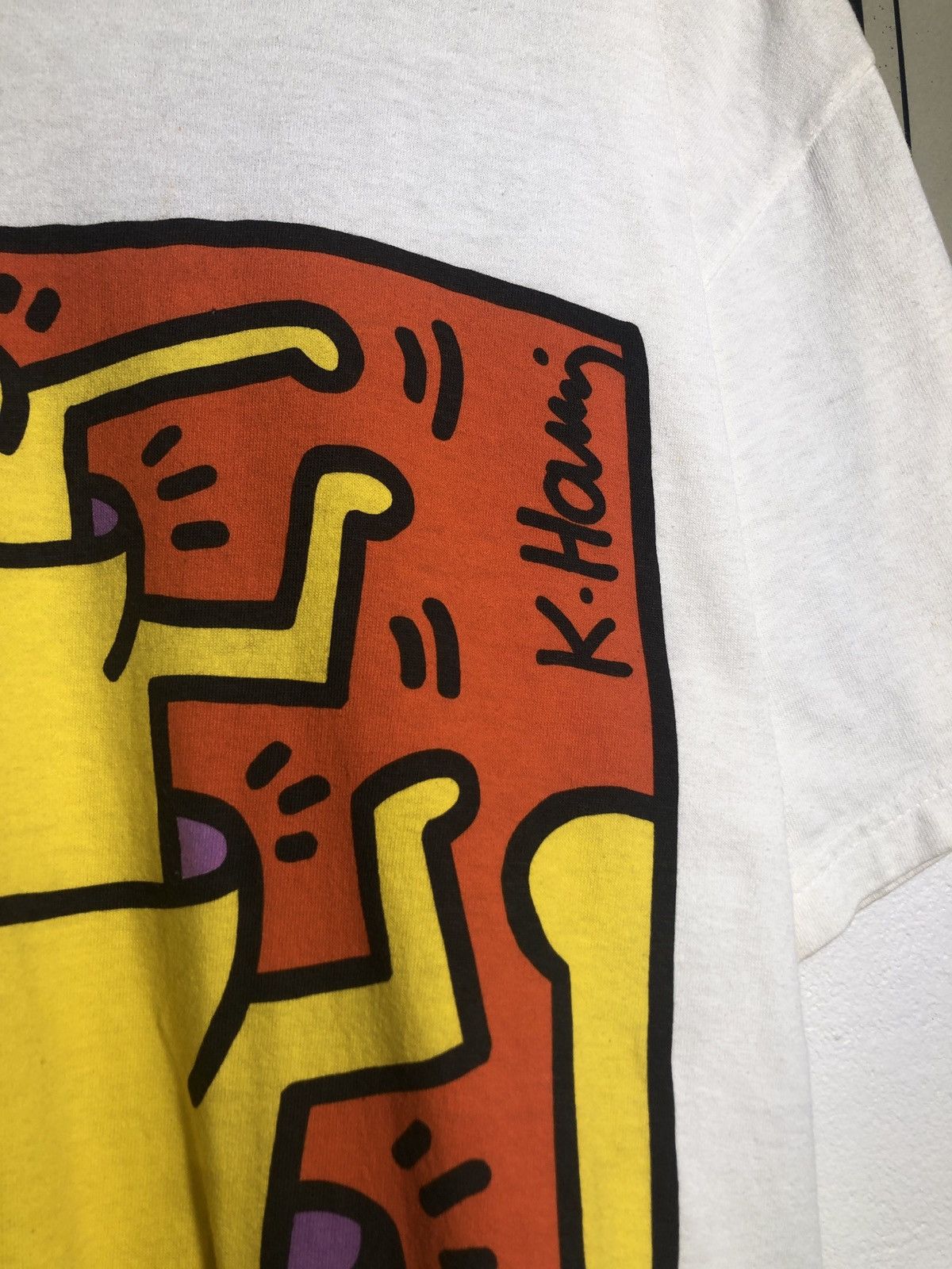 Keith Haring × Vintage RARE Vintage Keith Haring Guggenheim Museum Size US L / EU 52-54 / 3 - 6 Thumbnail