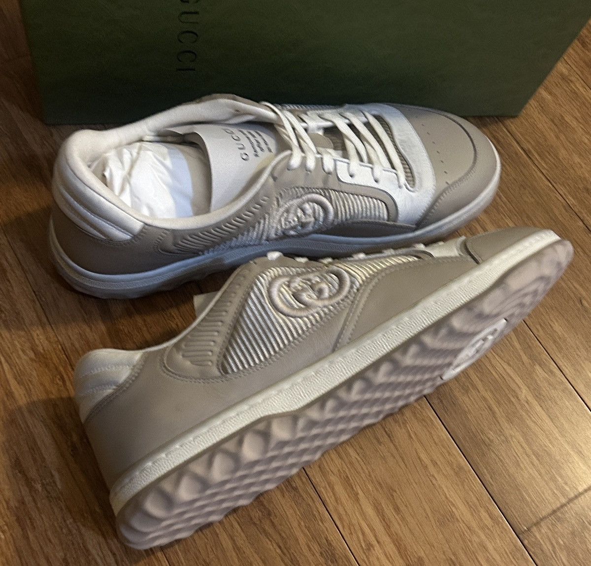 Gucci Gucci MAC80 Sneaker Dune Size US 12 / EU 45 - 4 Thumbnail