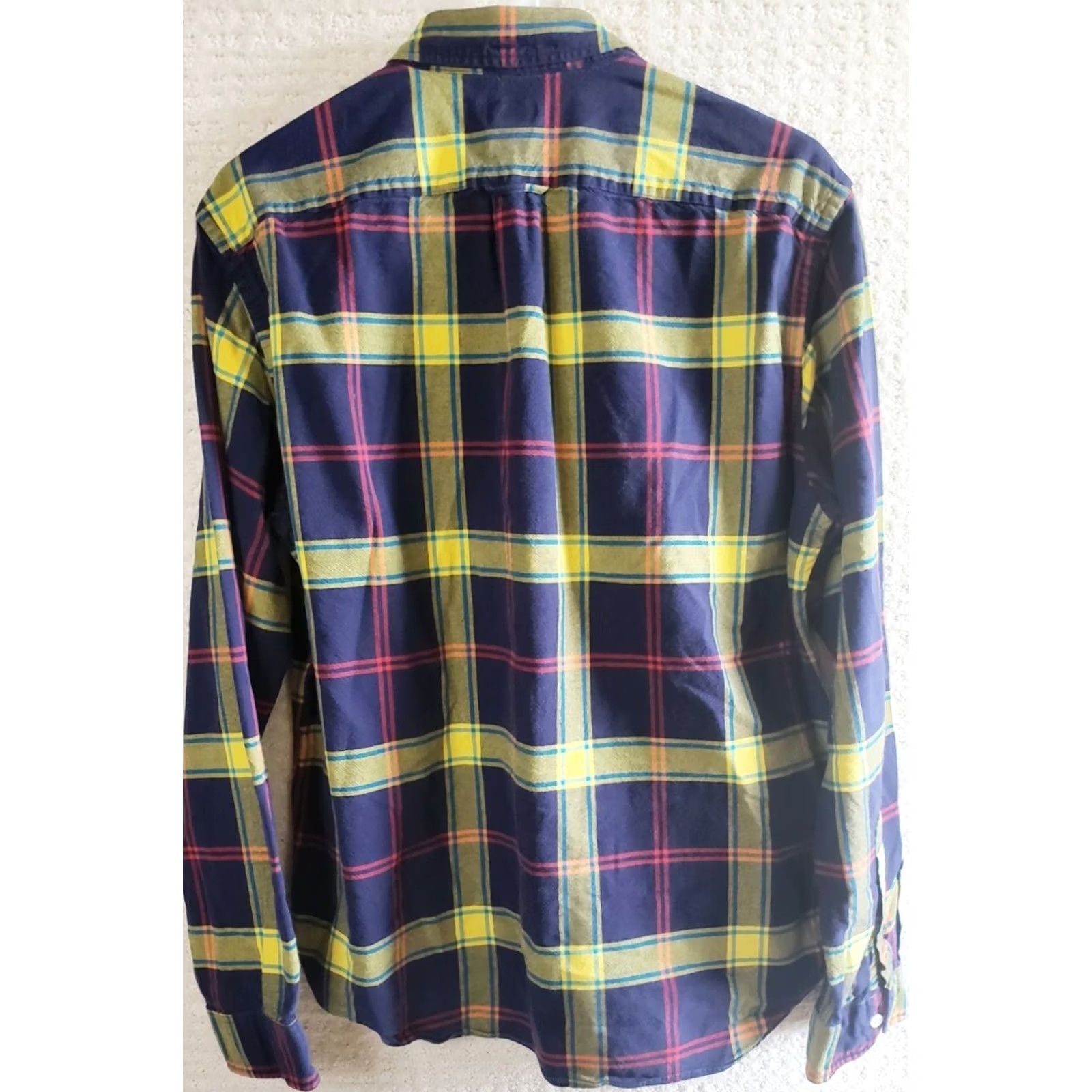 J.Crew J. Crew Oxford Shirt Slim Fit Button-Down Plaid Multicolor Long Sleeve Men’s Large Shirt Size US L / EU 52-54 / 3 - 6 Thumbnail