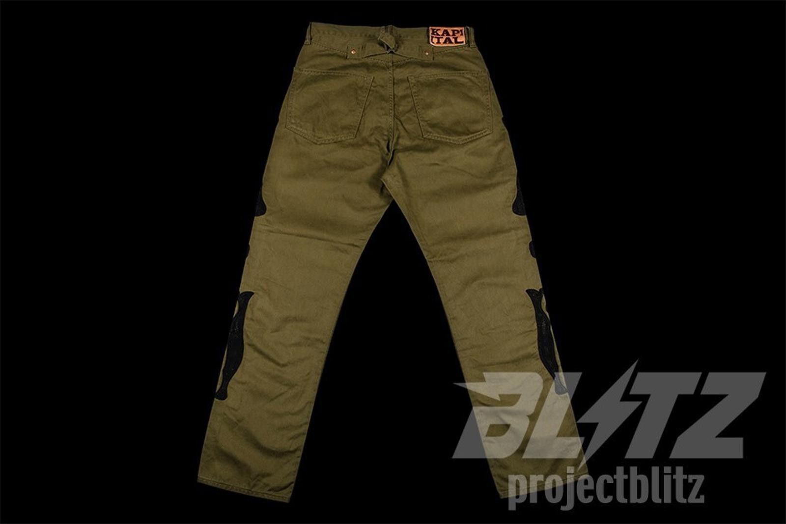 Kapital Kapital Chino Mexican Tuxedo 5P Okagilly Bones Pants 34 Size US 34 / EU 50 - 3 Thumbnail