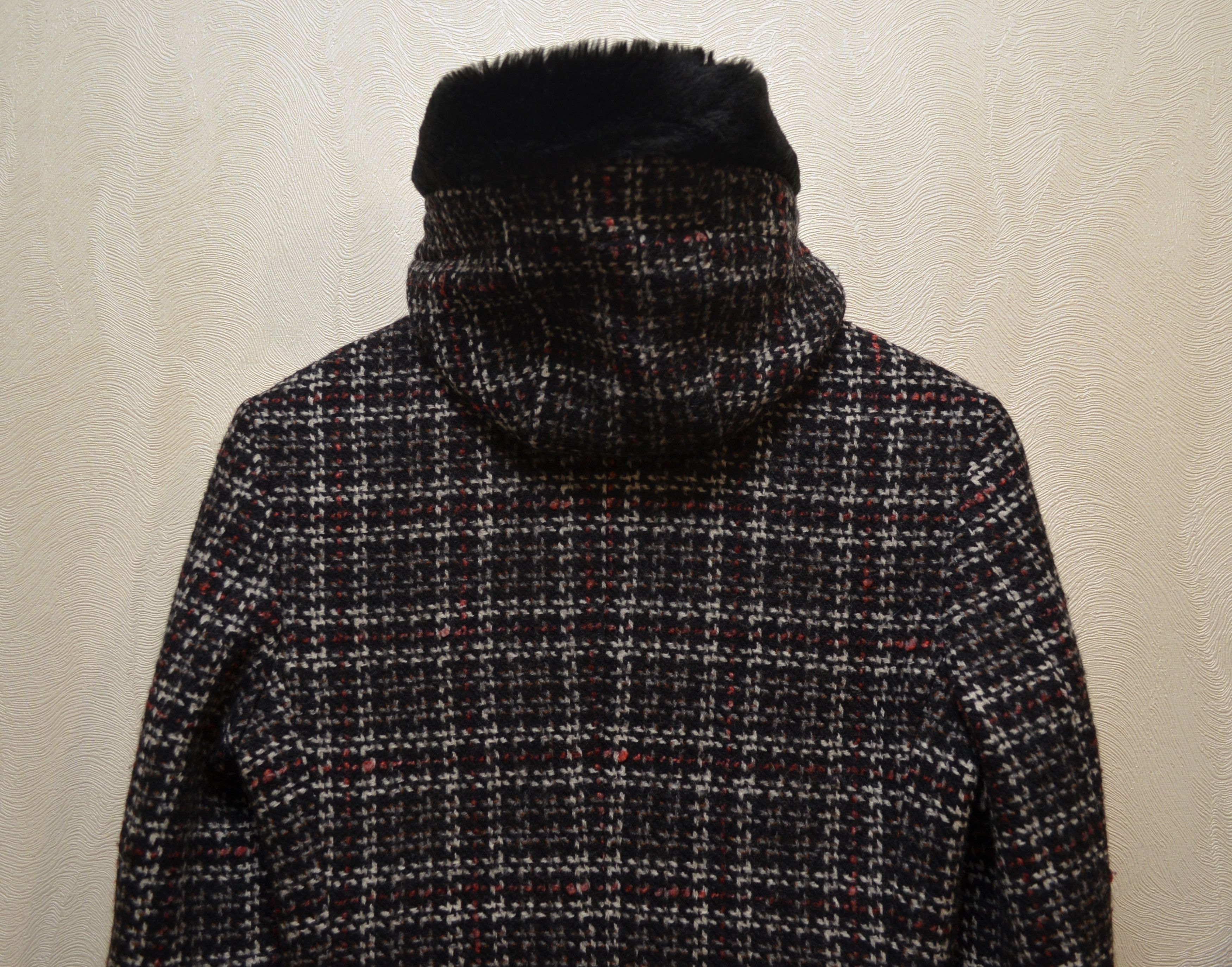 Belstaff × Vintage Vintage Belstaff Black Prince Wool Tweed Jacket Coat Size 42 Size M / US 6-8 / IT 42-44 - 10 Thumbnail
