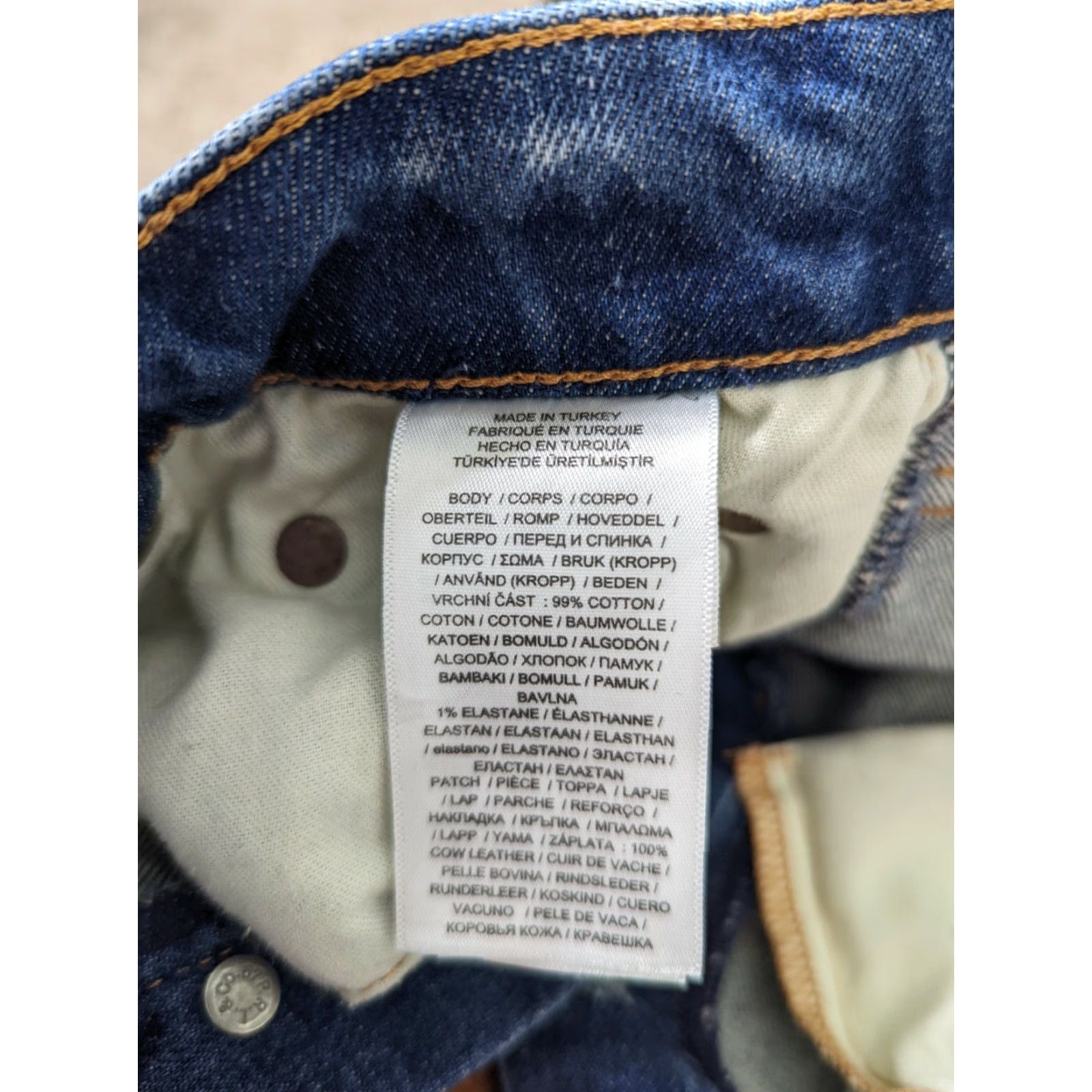 Polo Ralph Lauren VINTAGE Polo Ralph Lauren Callen High Rise Slim Jeans Women's Size 26 Button Fly M6J Size 26" / US 2 / IT 38 - 5 Thumbnail