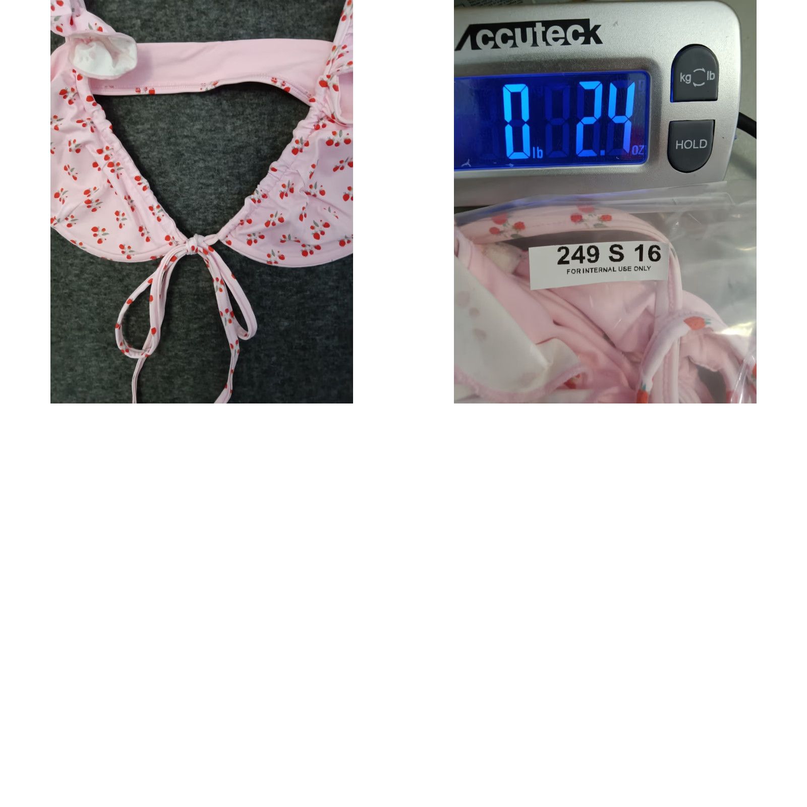 Vintage Frankies Bikinis S Pink Strawberry Underwired Tie Ruffle Straps Bikini Top Swim Top Women Side Logo Floral Pattern Pink Strappy Wide Straps Size S / US 4 / IT 40 - 8 Thumbnail