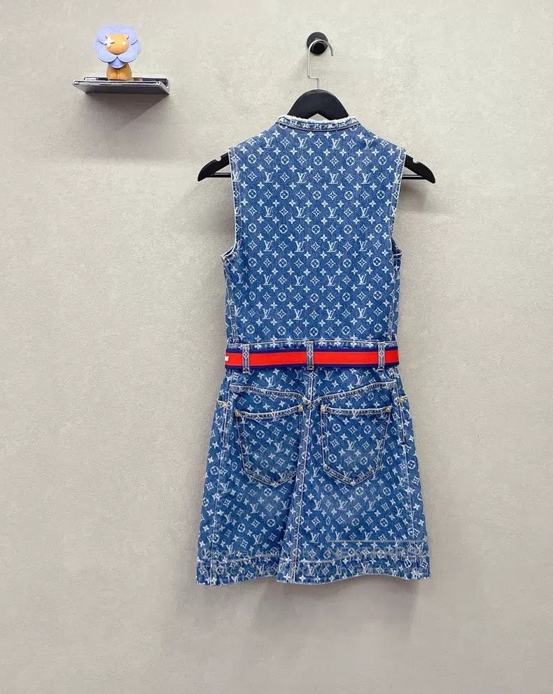 Louis Vuitton Louis Vuitton SS24 Denim Dress Size XXS / US 00 / IT 34 - 3 Thumbnail