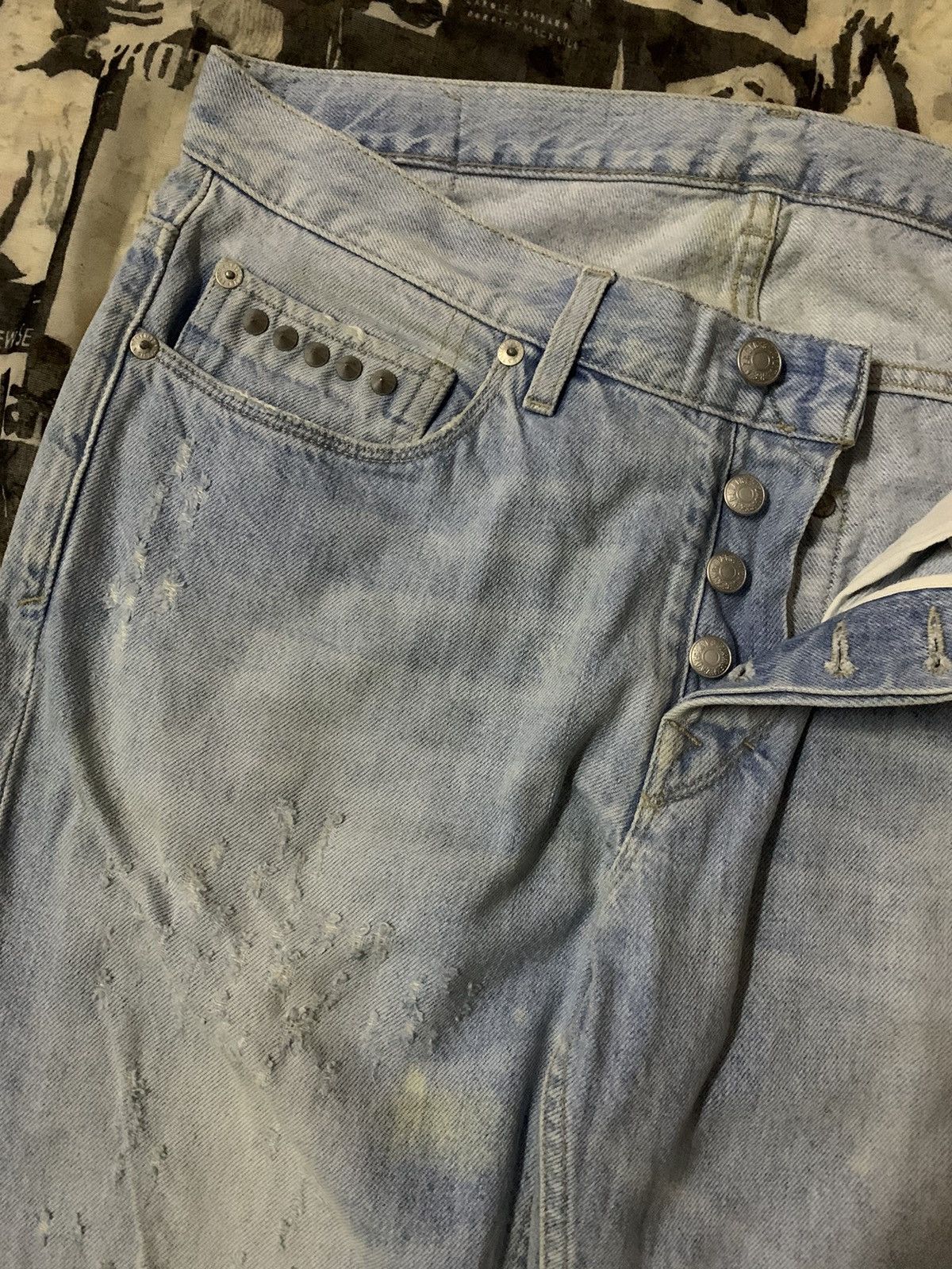 Zadig & Voltaire 💥Avant Garde Zadig&Voltaire Dustin Destroy Denim Size US 32 / EU 48 - 2 Thumbnail