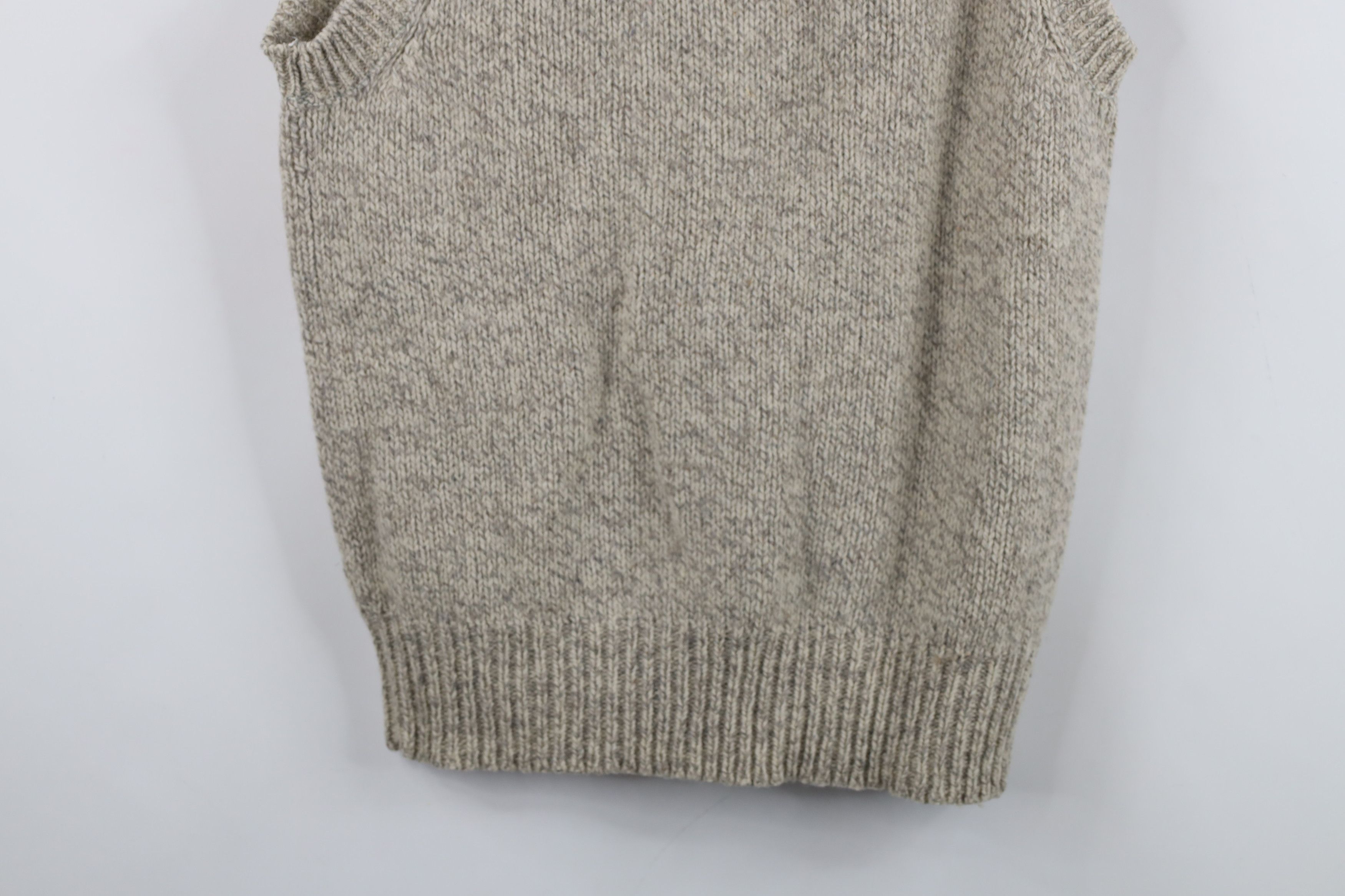 Vintage Vintage 90s Streetwear Blend Chunky Cable Knit Sweater Vest Size US XL / EU 56 / 4 - 11 Thumbnail