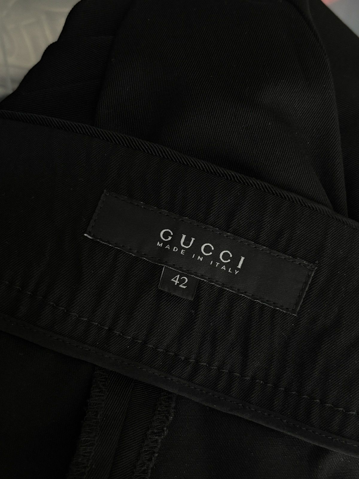Gucci Gucci Vintage Black Wool Pants Size 28" / US 6 / IT 42 - 9 Thumbnail