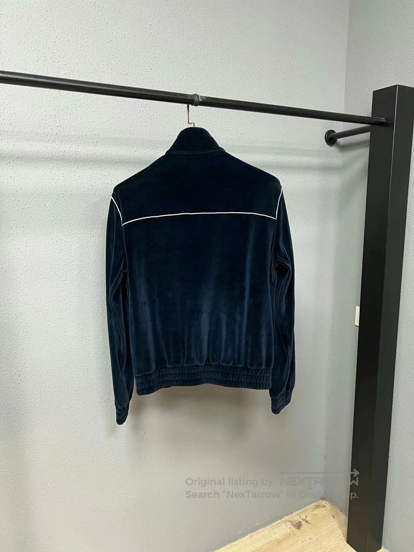Celine Celine Blue Velvet Jacket Size S. Size S / US 4 / IT 40 - 2 Thumbnail