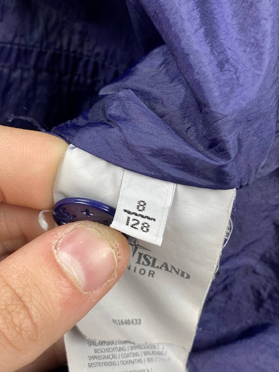 Stone Island Stone Island Dawn Jacket Kids 8 Years 128 Blue Size US XXS / EU 40 - 12 Thumbnail