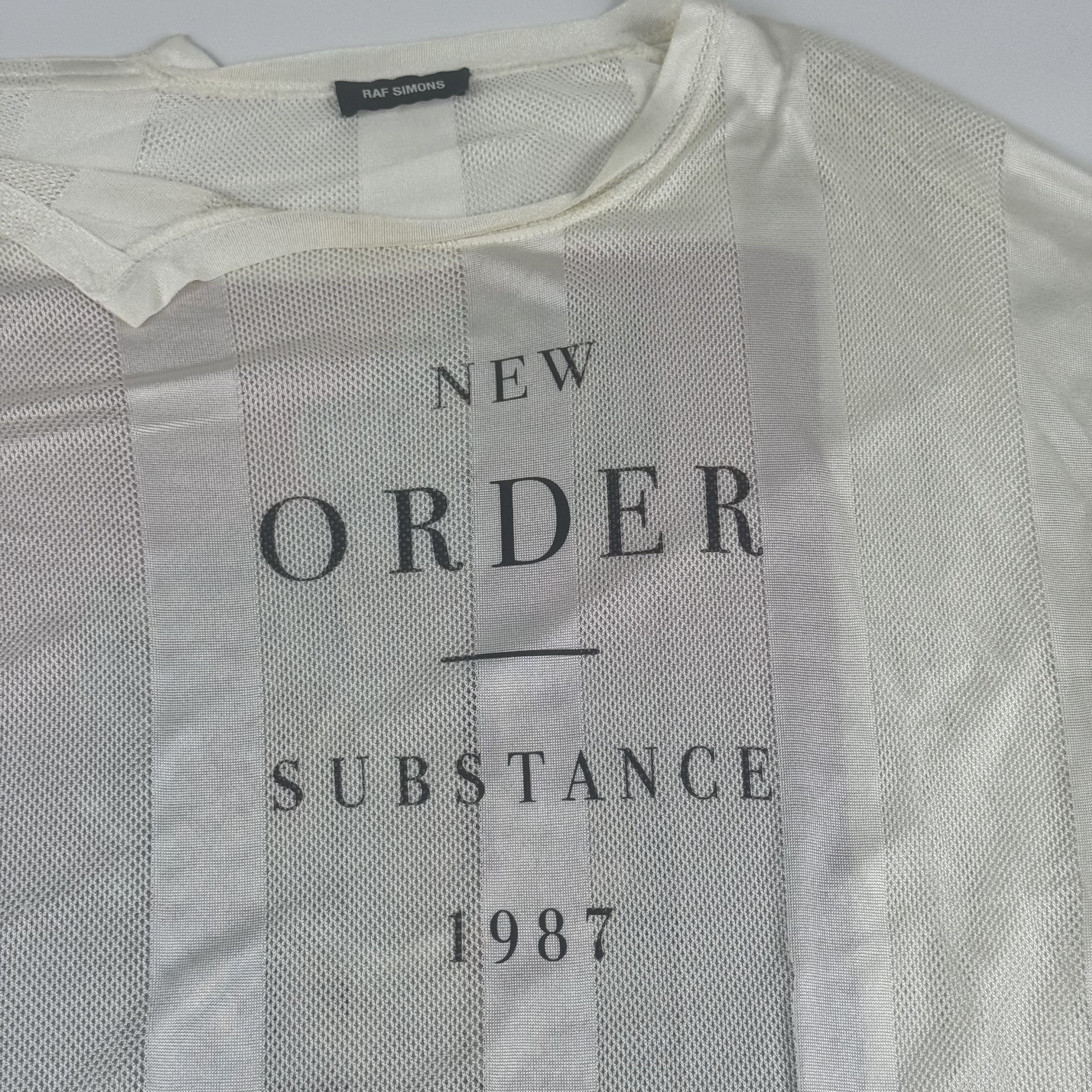 Raf Simons SS18 New Order Mesh Jersey Size US S / EU 44-46 / 1 - 7 Thumbnail
