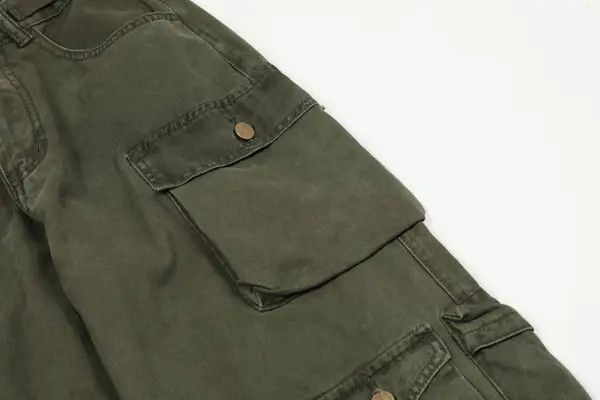 VIBE Cargo Pants Streetwear Multi Pocket Straight Baggy Size US 29 - 5 Thumbnail
