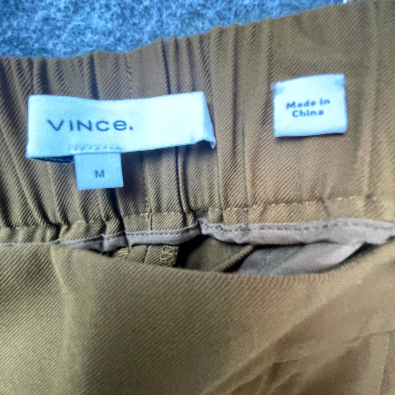 Vince Vince Pants Womens Medium Brown Straight Pleated Trouser Size 30" / US 8 / IT 44 - 6 Thumbnail