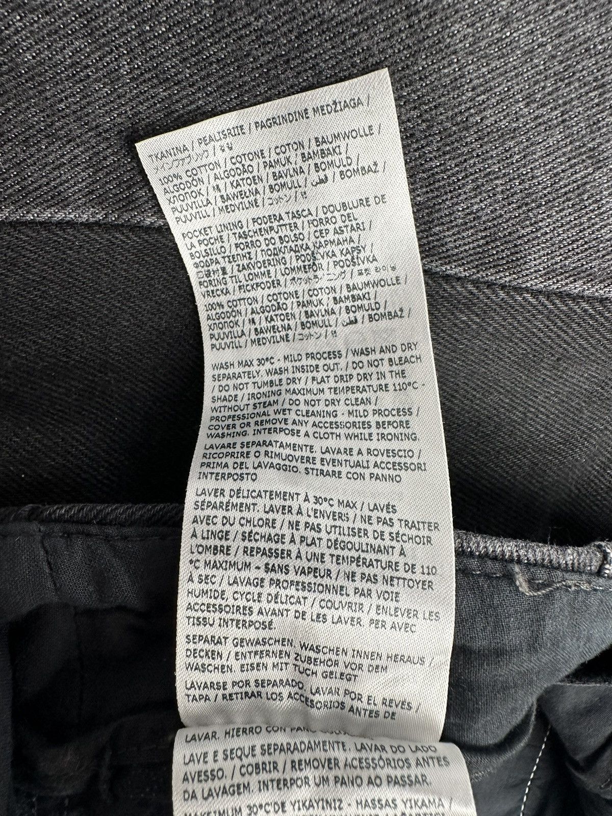 Maison Margiela Maison Margiela MM6 High waisted Button Fly Two-tone Denim Size 27" / US 4 / IT 40 - 18 Thumbnail