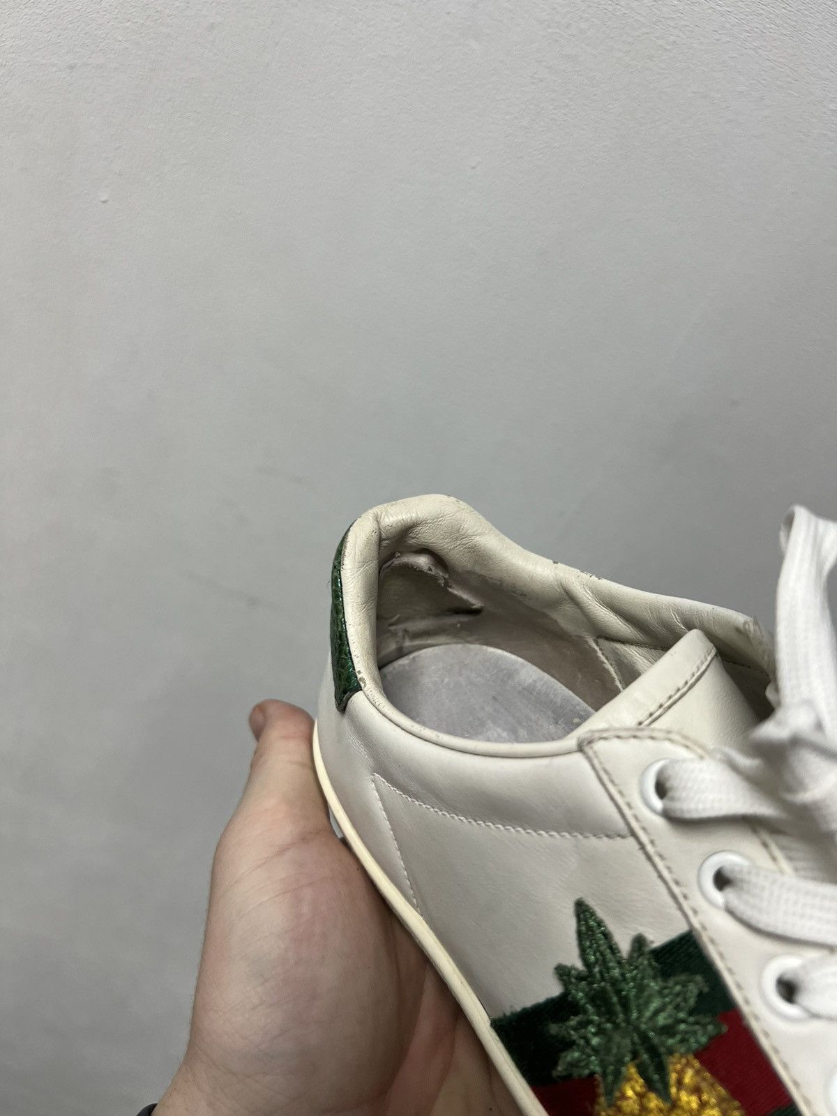 Gucci Gucci Pineapple Rhyton Low Top Sneaker Rare Sneakers Size US 5.5 / EU 38 - 11 Thumbnail