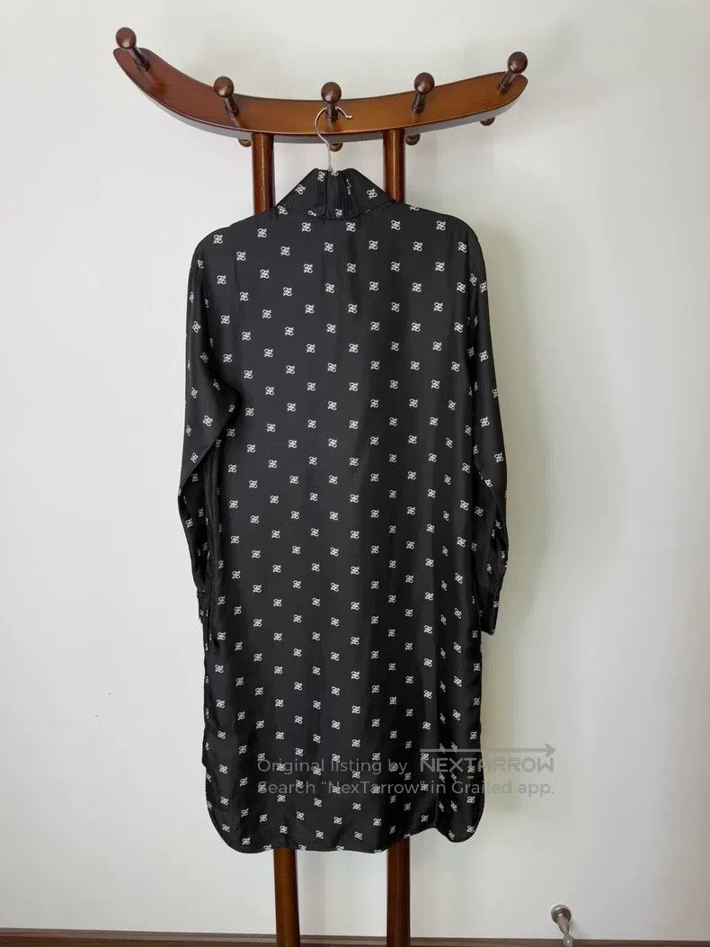 Fendi Fendi Shirt Dress, Mulberry Silk Fabric with Full Letter L Size XXS / US 00 / IT 34 - 5 Thumbnail