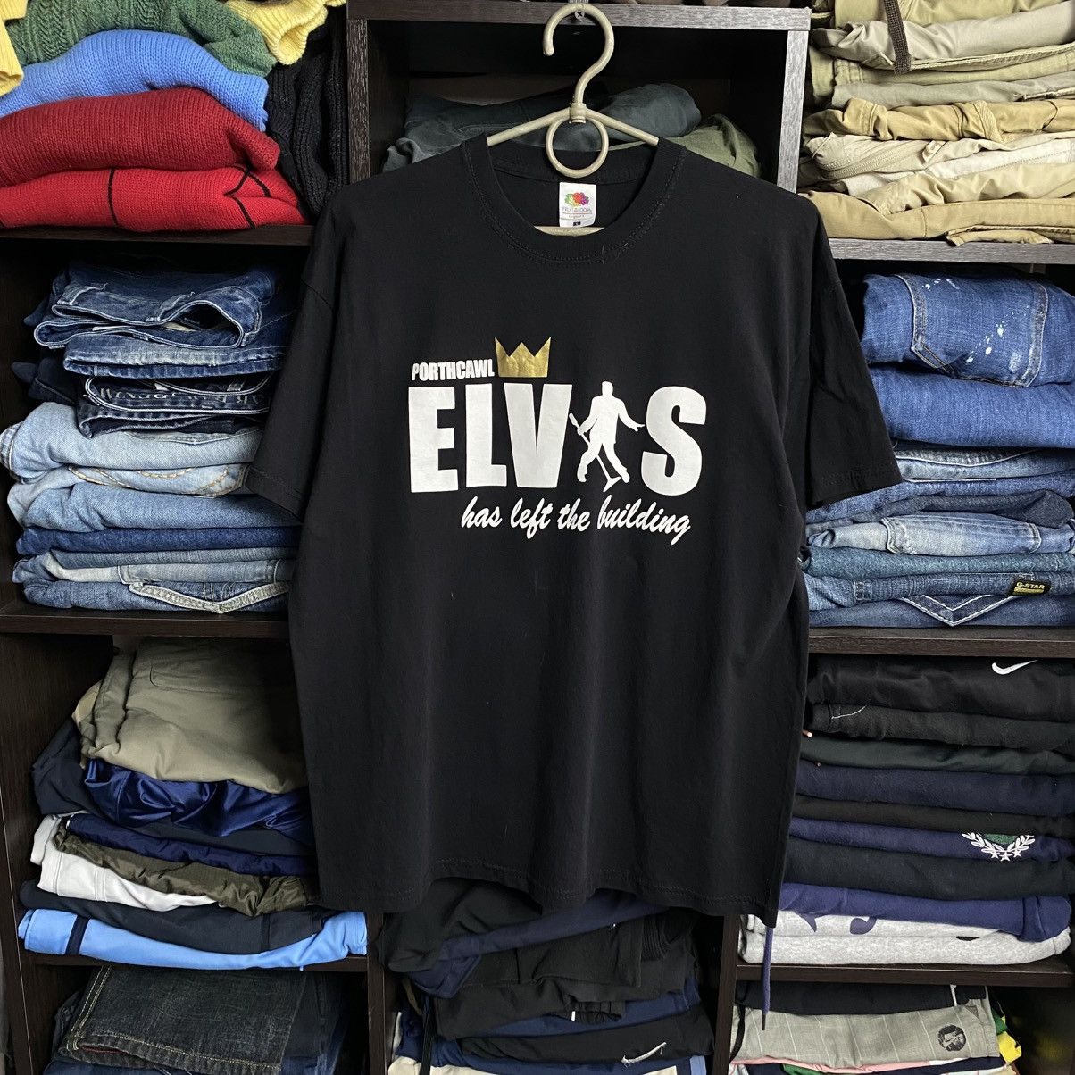 Band Tees Vintage Elvis Presley Big Logo Band 90’s music tee Size US L / EU 52-54 / 3 - 1 Thumbnail