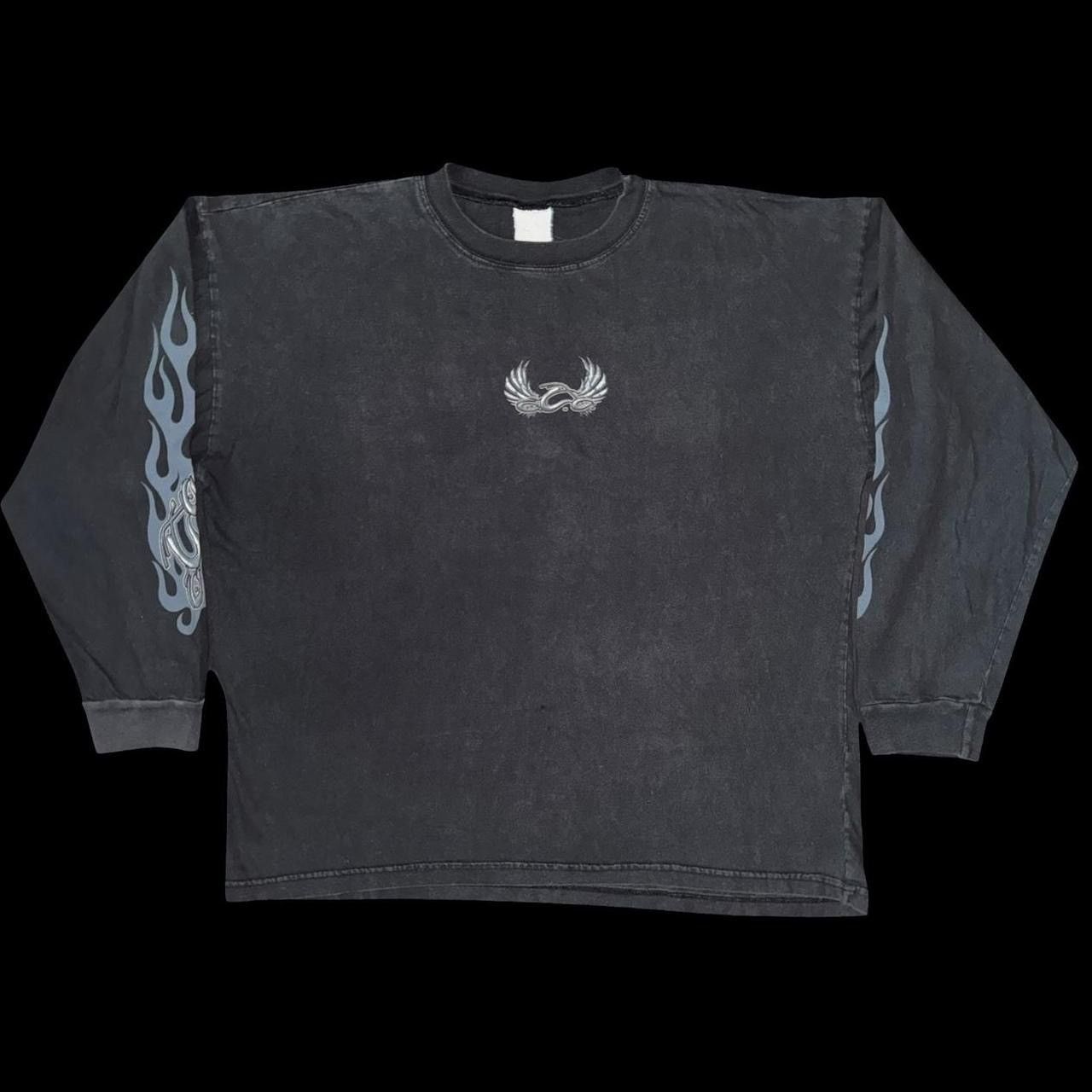 Vintage Vintage Y2K 2003 Orange County Choppers OCC Flame Longsleeve Size US XXL / EU 58 / 5 - 4 Thumbnail