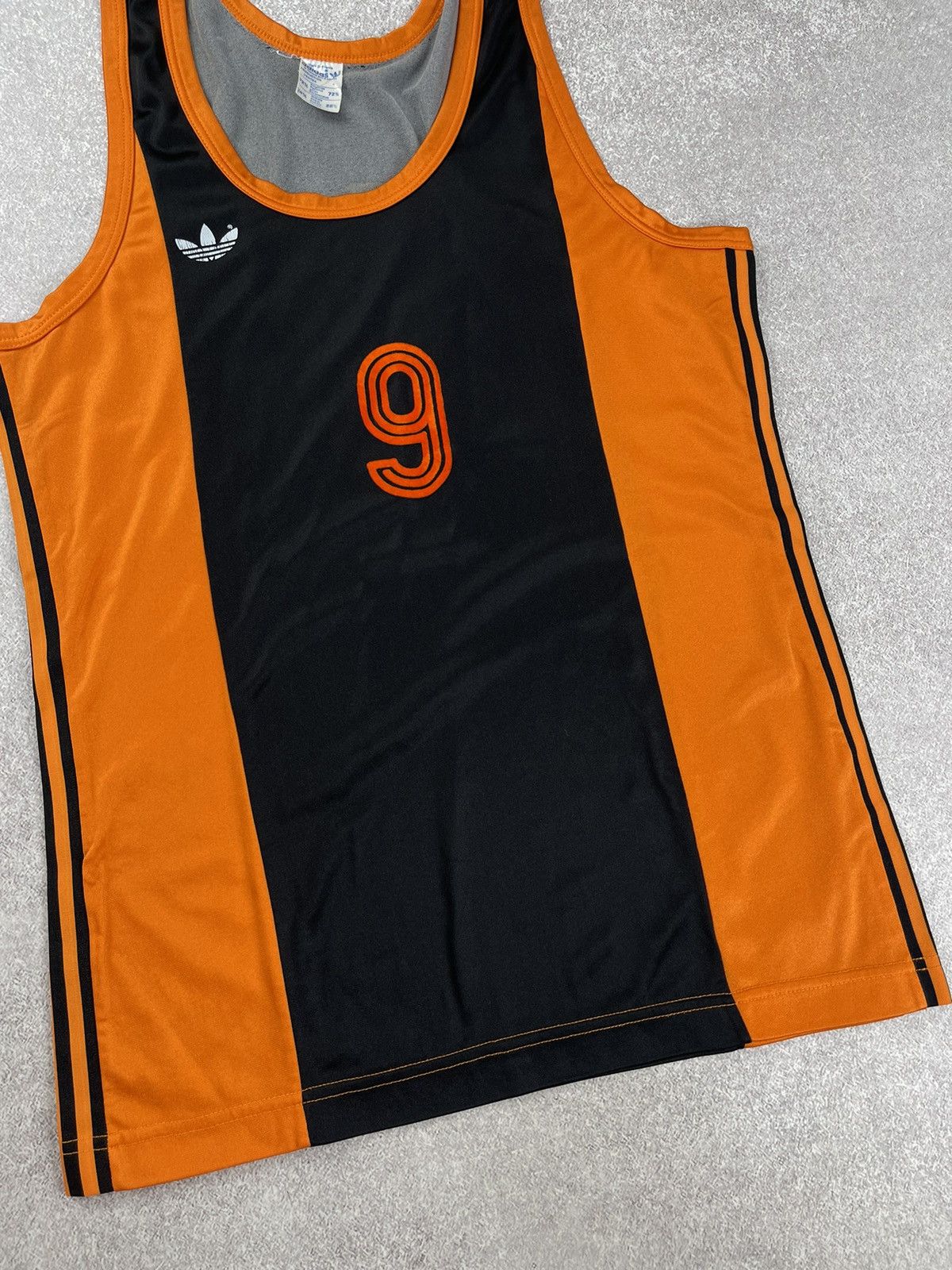 Adidas Vintage Adidas 70-80’s Tank Top Running Jersey #9 Size M-L Size US M / EU 48-50 / 2 - 2 Thumbnail