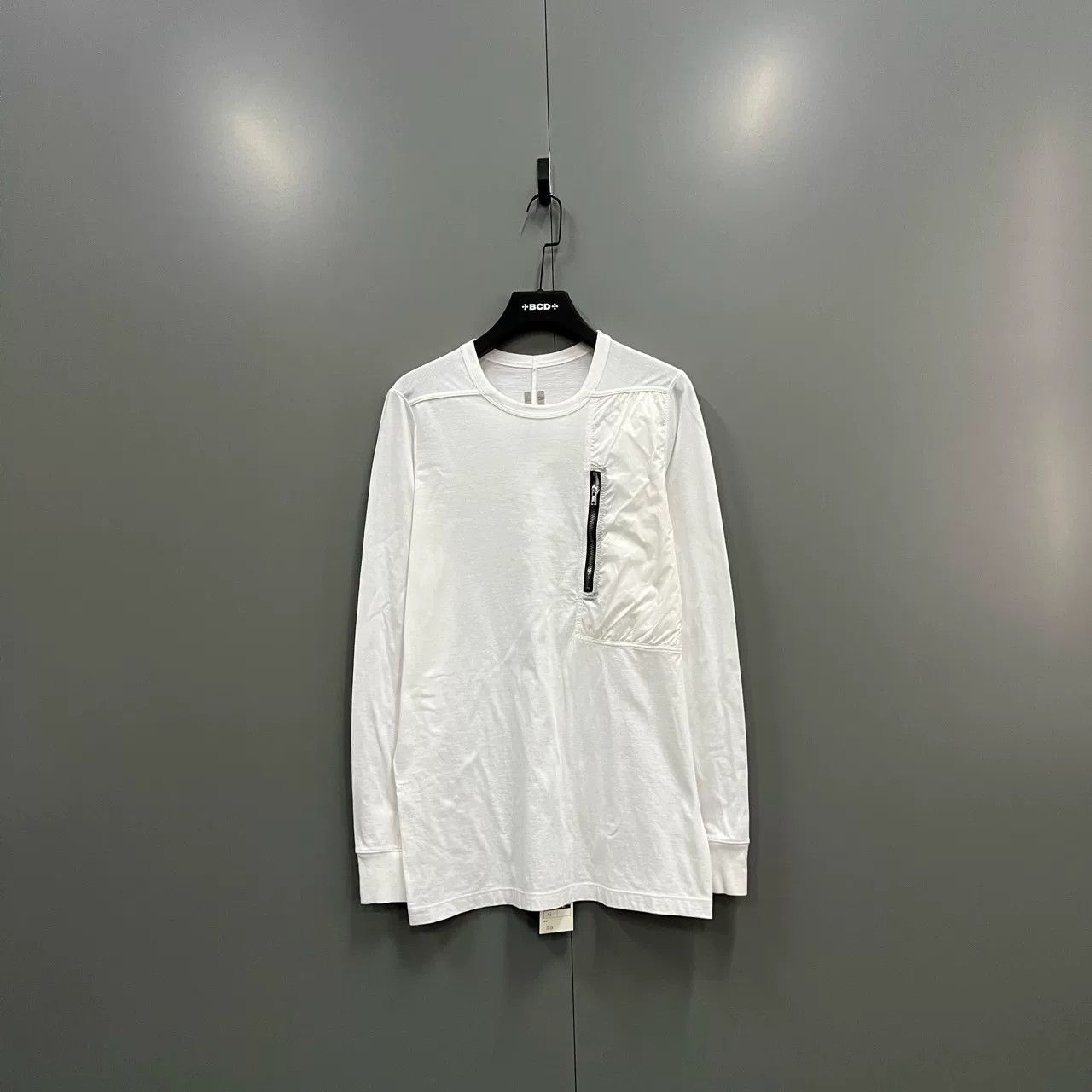 Rick Owens rick owens white long sleeve pocket shirt Size US L / EU 52-54 / 3 - 1 Thumbnail