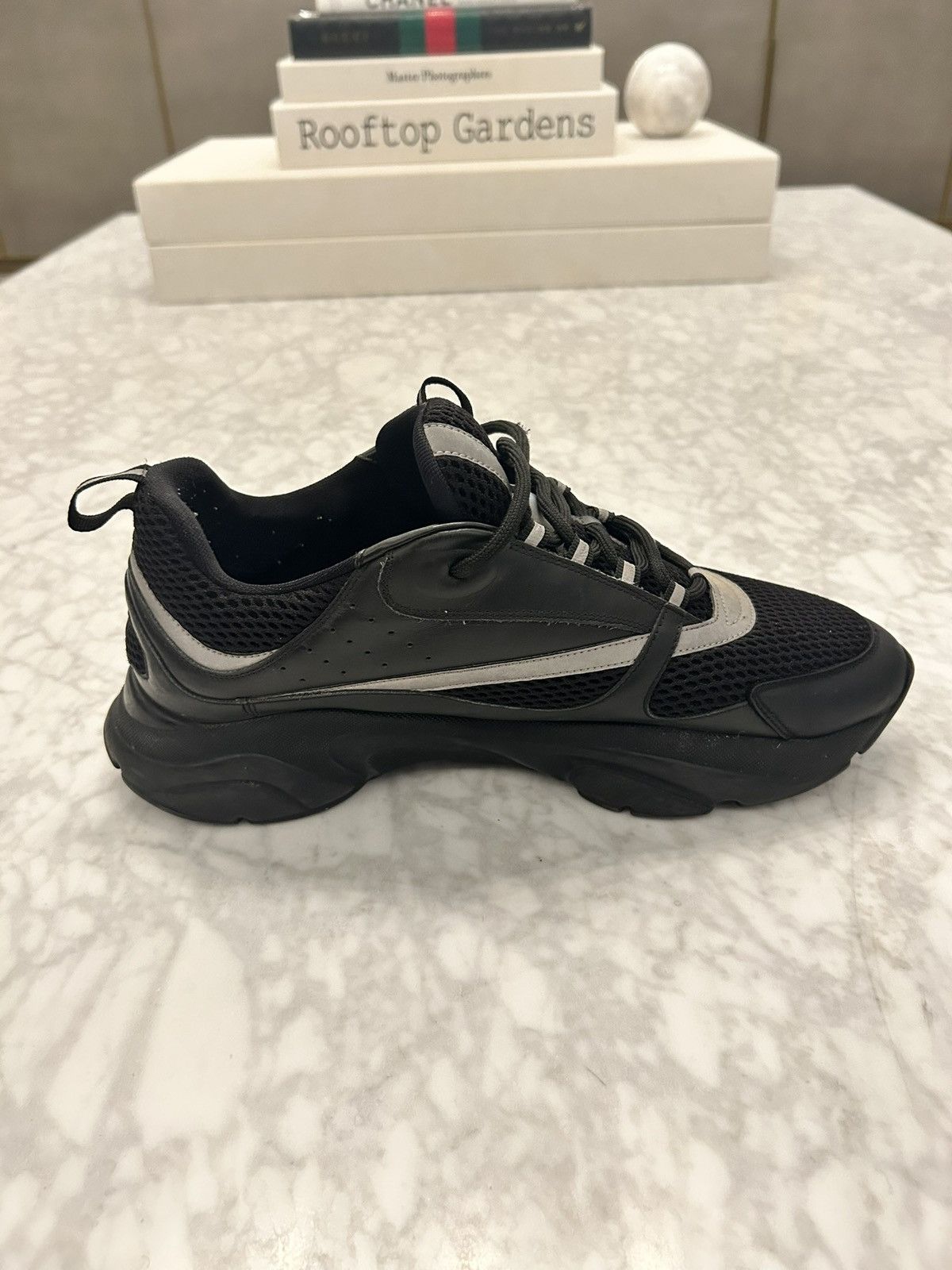 Dior Dior B22 Black Silver Size US 13 / EU 46 - 6 Thumbnail